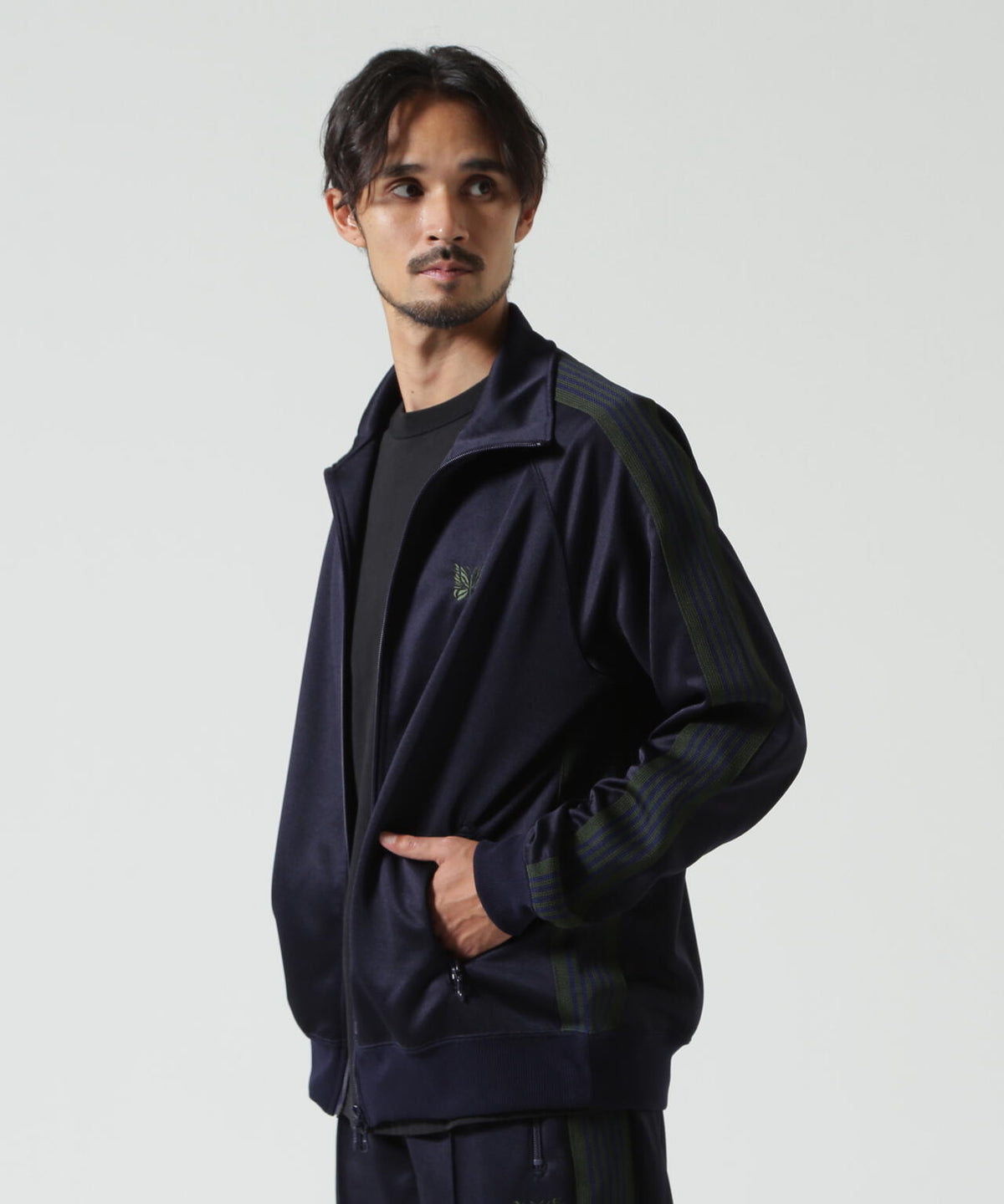 Needles/ニードルズ Track Jacket - Poly Smooth TY349C