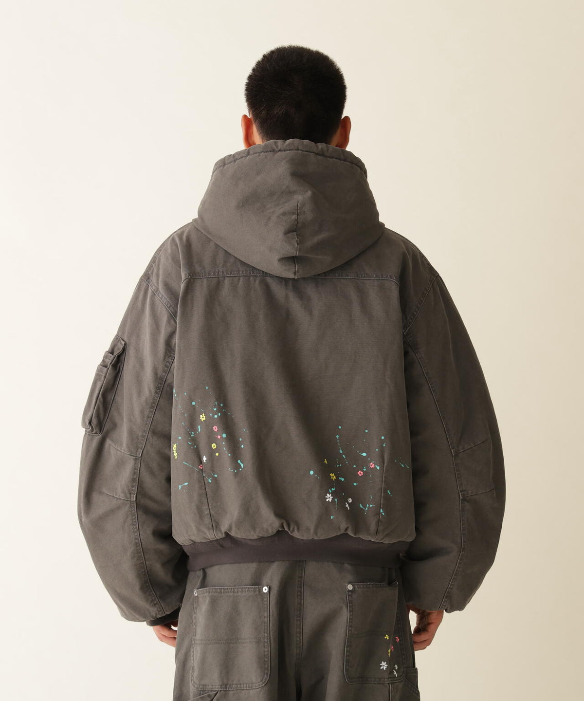 B omnivore/ビーオムニボー DUCK HOOD JACKET ダックフードジャケット