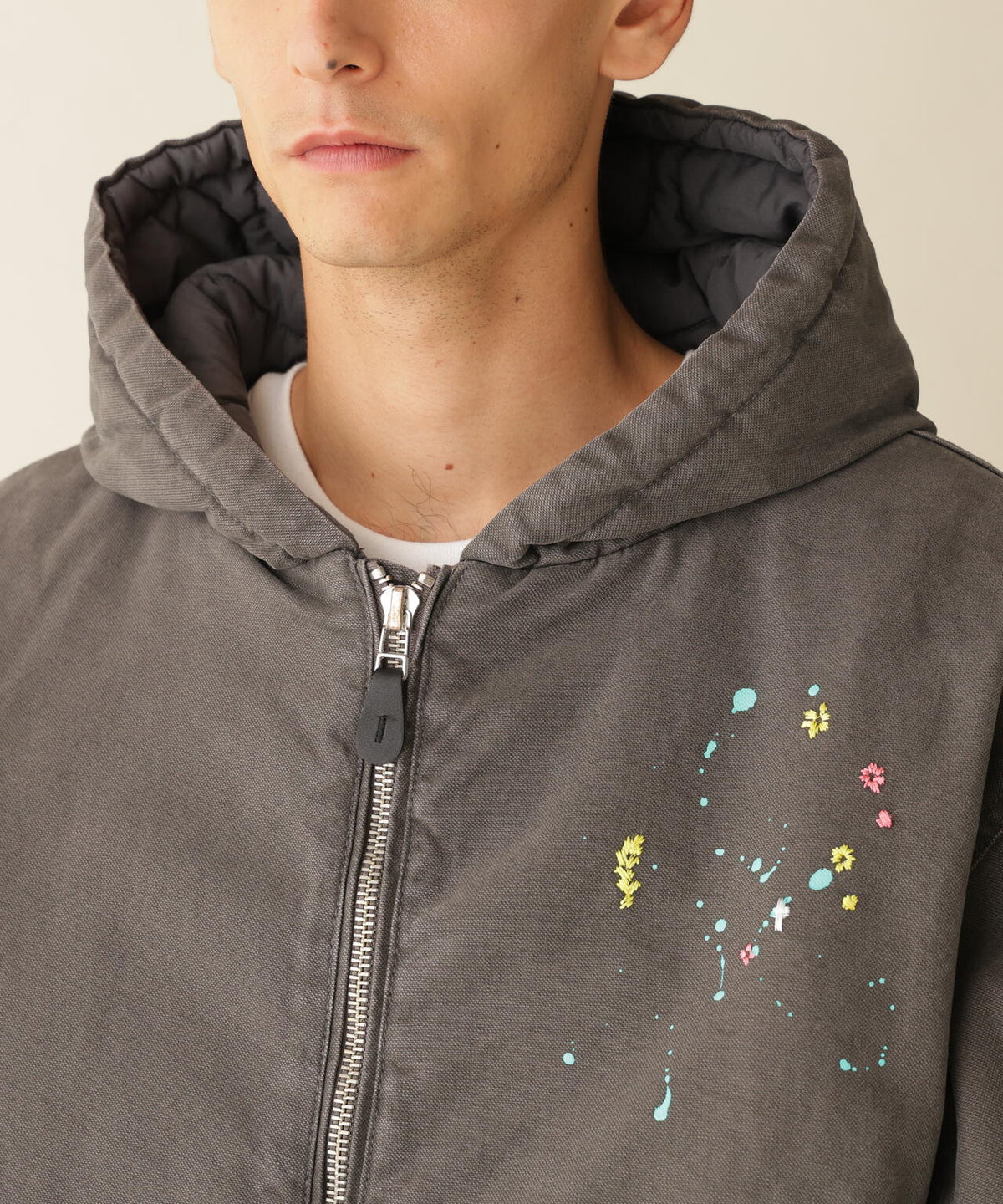B omnivore/ビーオムニボー DUCK HOOD JACKET ダックフードジャケット