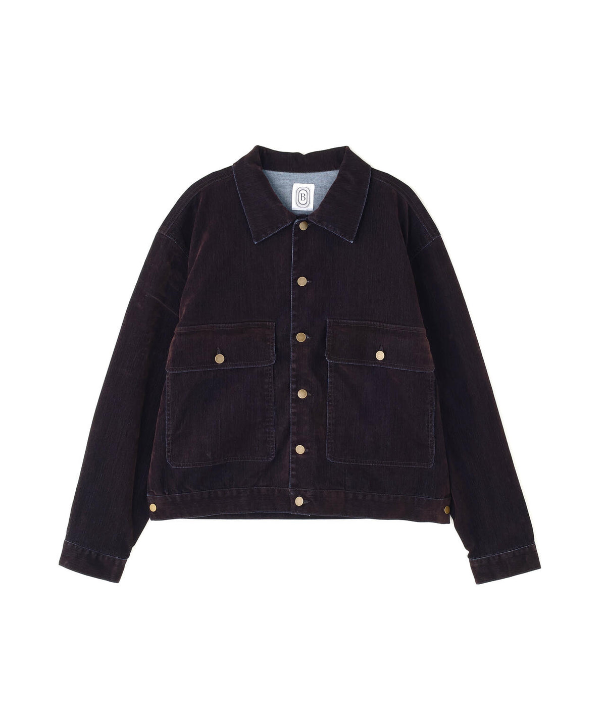 B omnivore/ビーオムニボー FLOCKY DENIM COVERALLS フロッキーデニムカバーオール