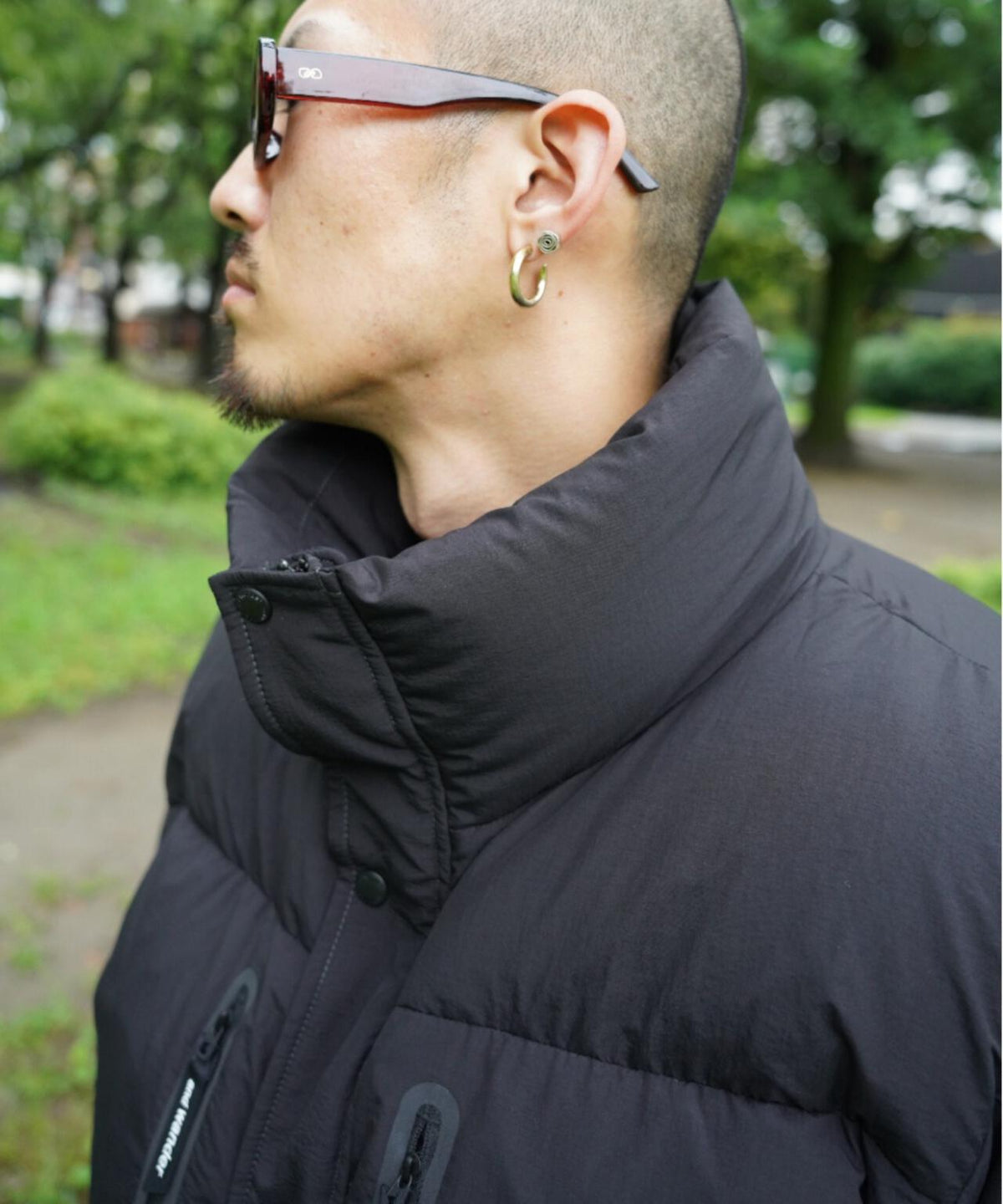 and wander/アンドワンダー puffer down jacket パファーダウンジャケット