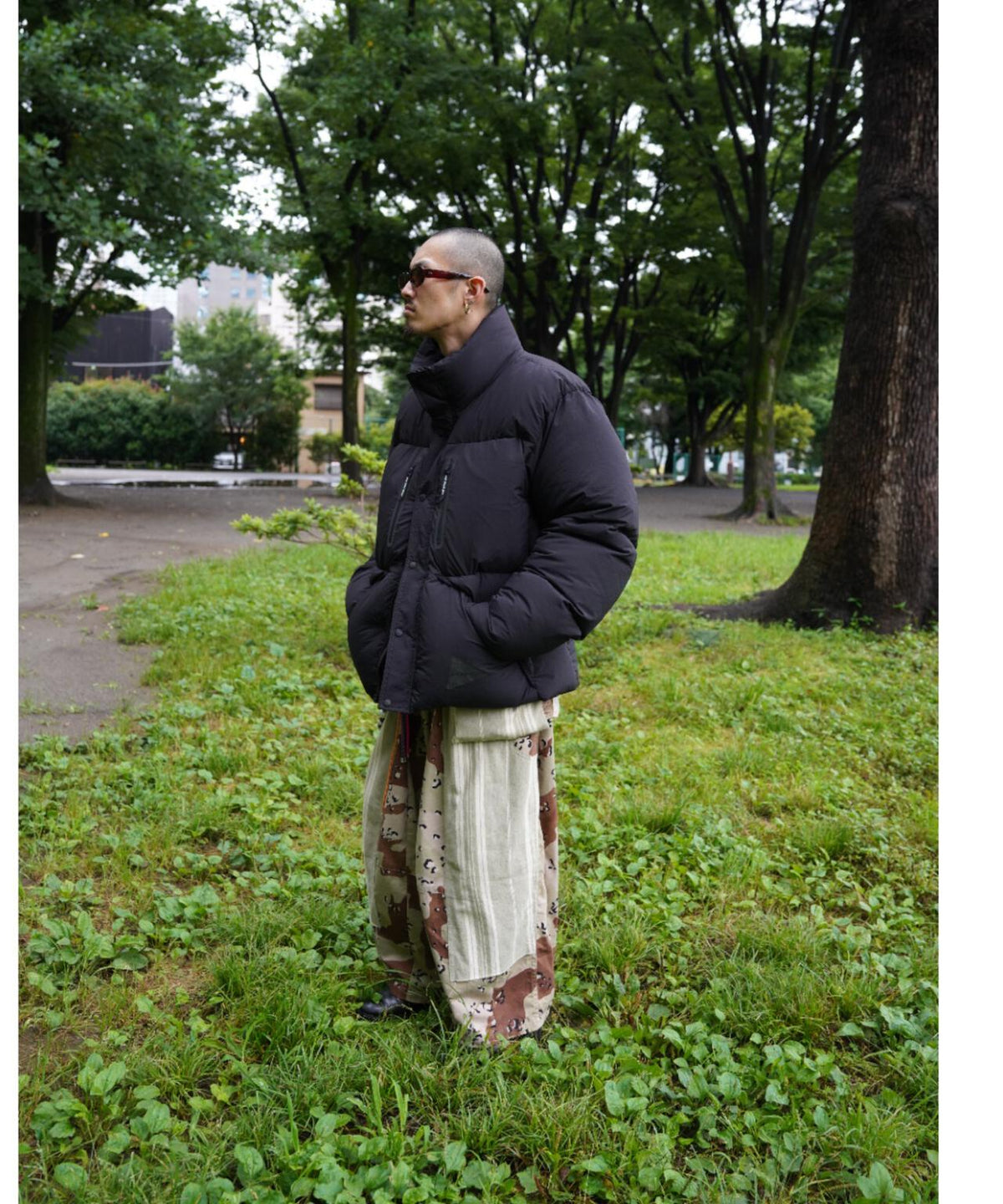 and wander/アンドワンダー puffer down jacket パファーダウンジャケット