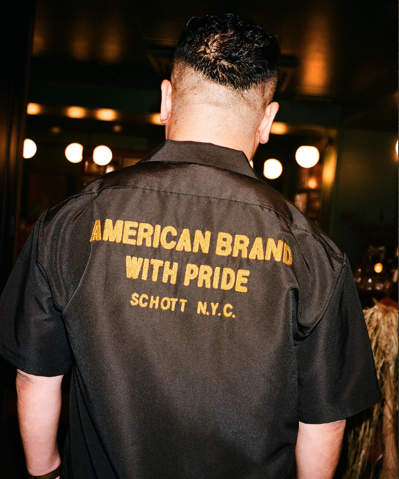 TC WORK SHIRT"AMERICAN BRAND WITH PRIDE EMB"/刺繍ワークシャツ