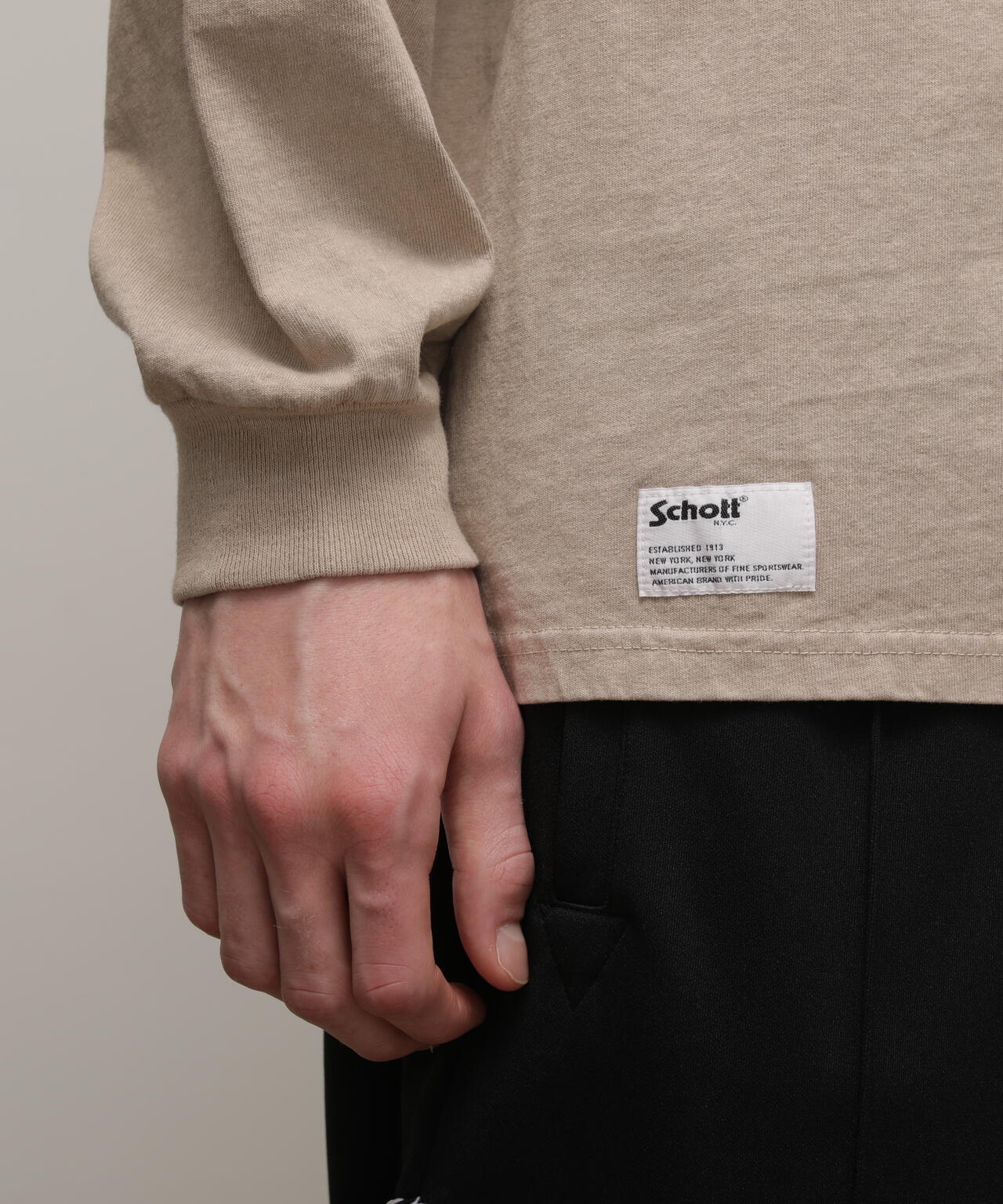 直営限定/LS T-SHIRT FINEST QUALITY EMB/刺繍ロングTシャツ ファイネストクオリティ