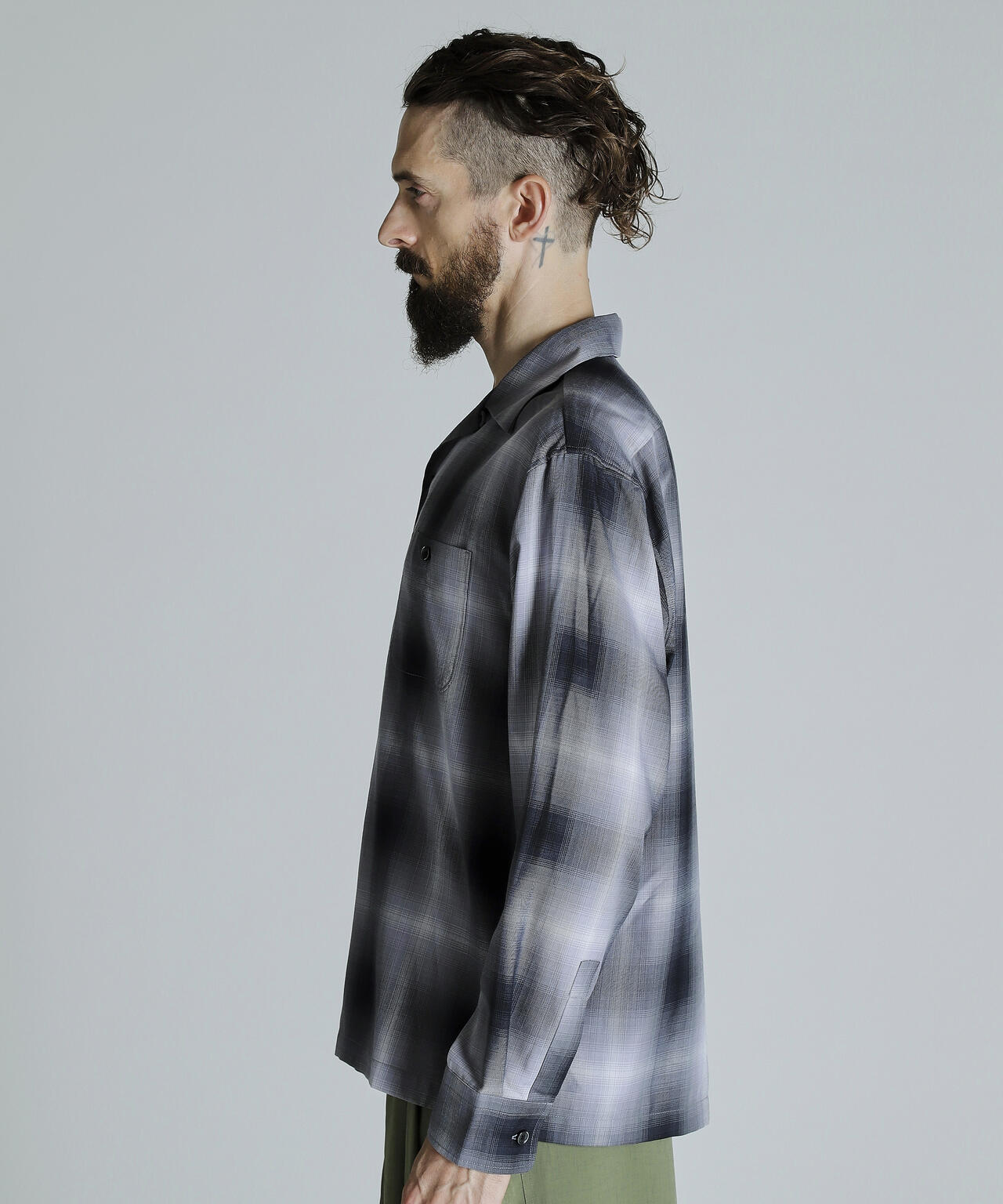 OMBRE LS SHIRT/オンブレ LSシャツ