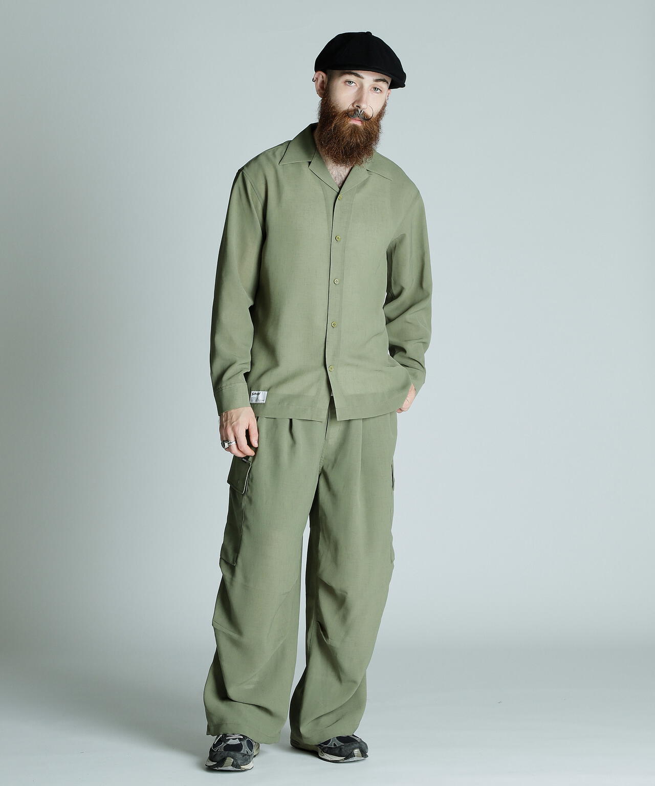 CHIFFON LS SHIRT/シフォン LSシャツ