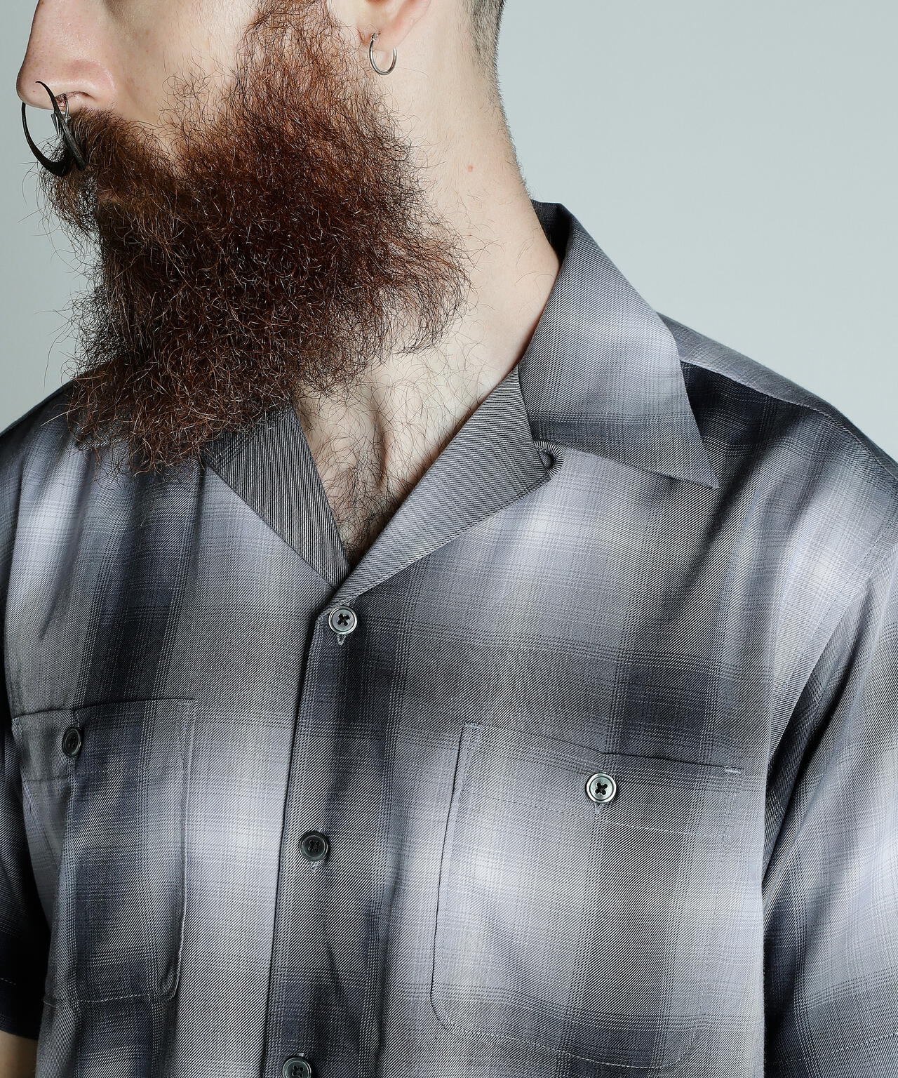 OMBRE SS SHIRT/オンブレ SSシャツ