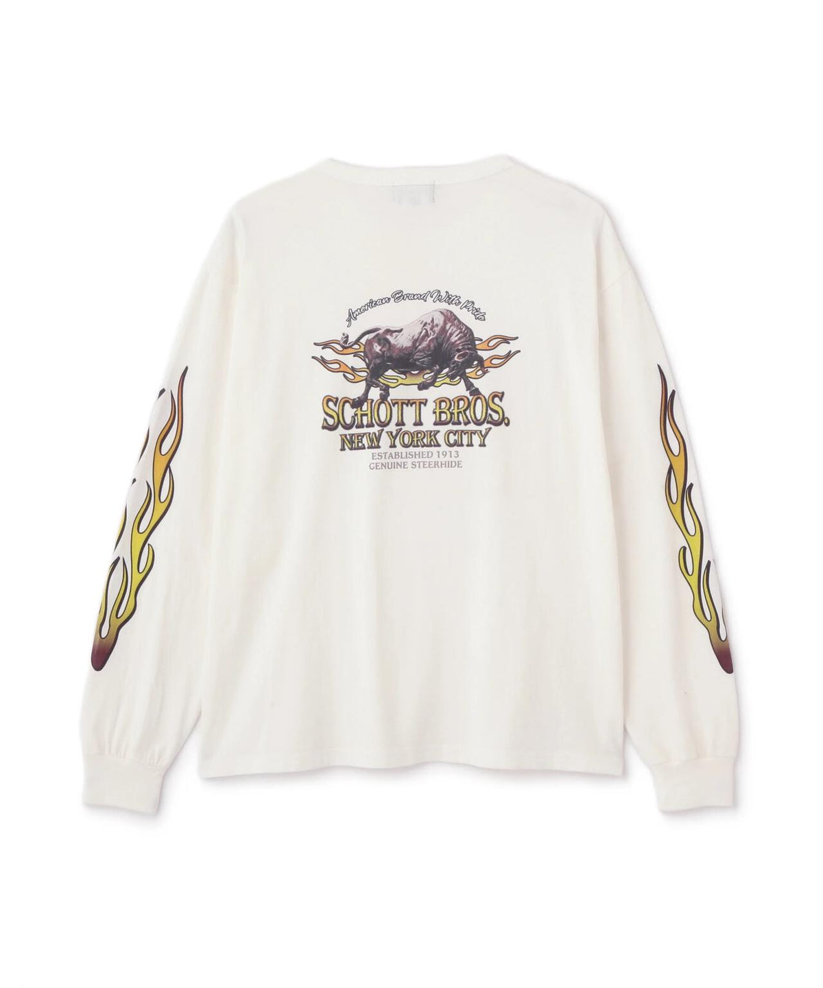 FIRE PTTERN HENLEY LS T-SHIRT/ファイアーパターン ヘンリー LS Tシャツ