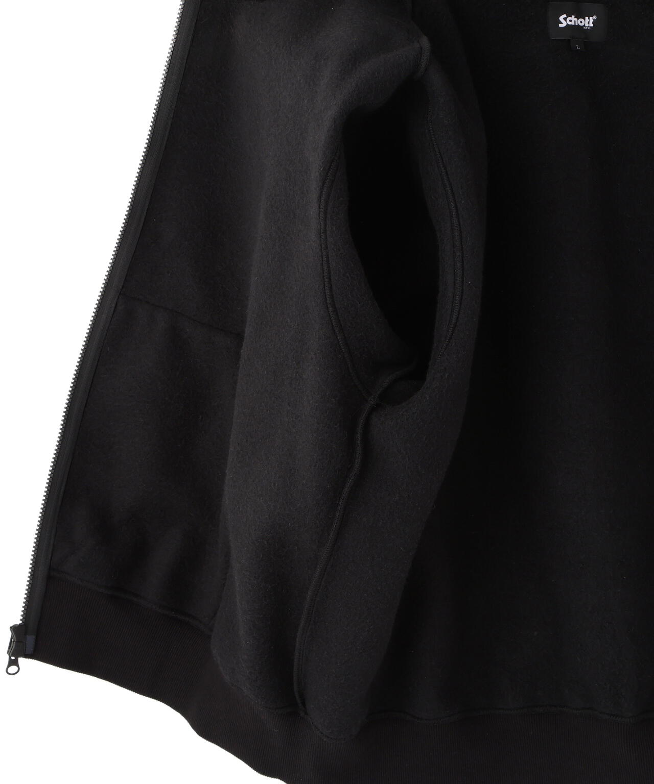 B.S. ZIP HOODED SWEAT/ブラックシープ フルジップ スウェット パーカー