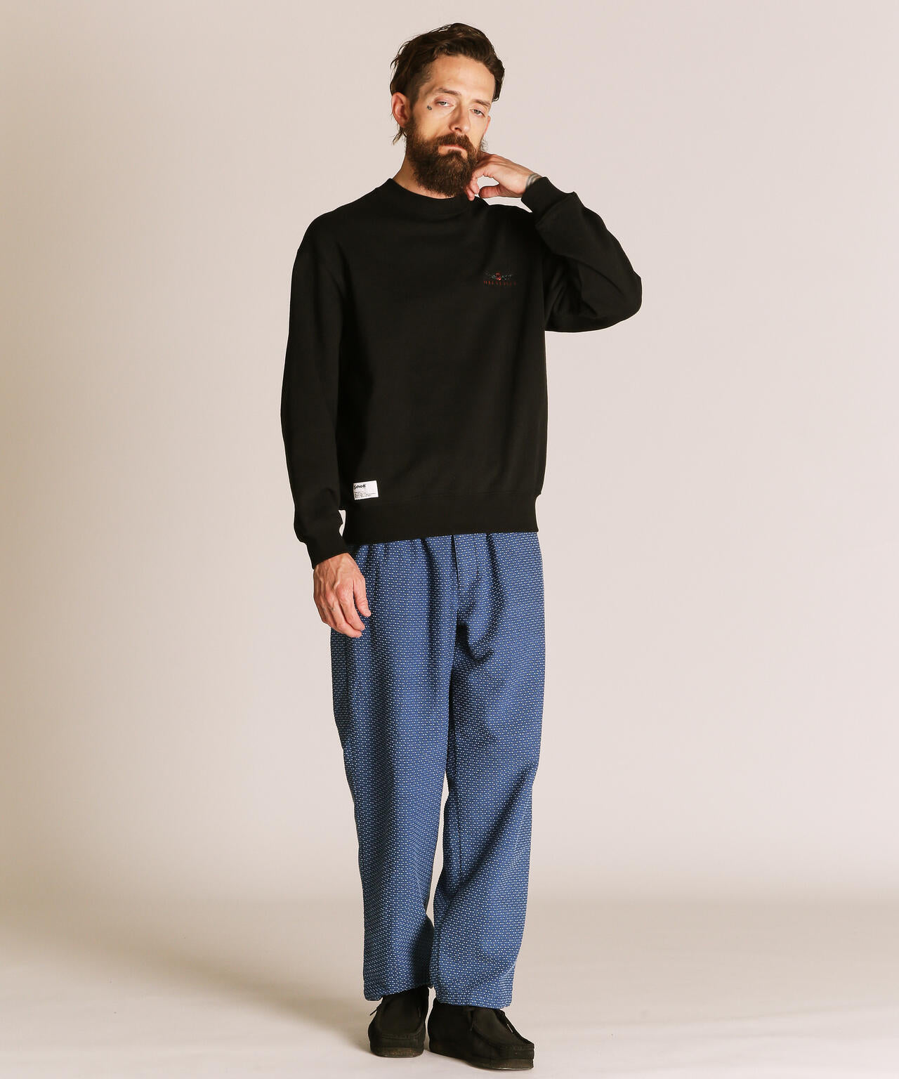 SHAKE HAND SNAKE CREW SWEAT/シェイクハンドスネーク クルースウェット