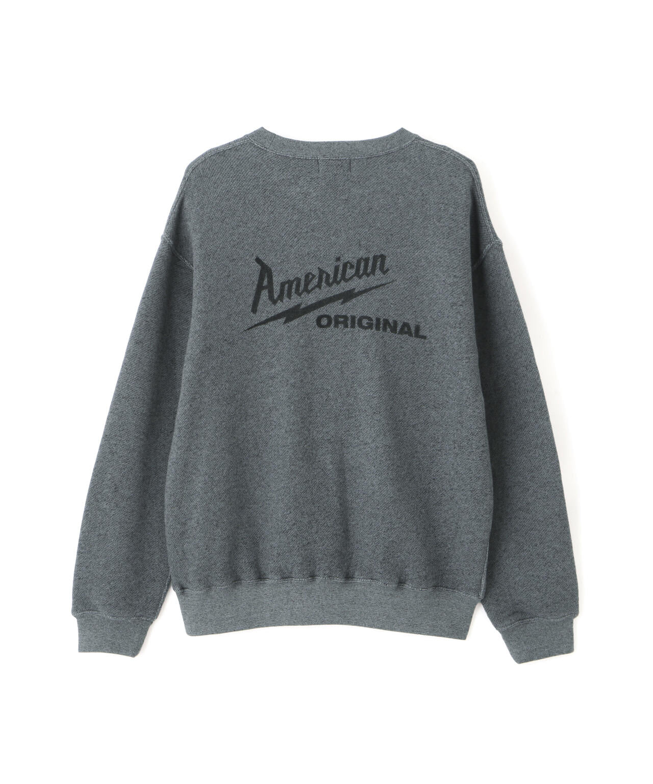 SALT AND PEPPER CREW SWEAT AMERICAN ORIGINAL
