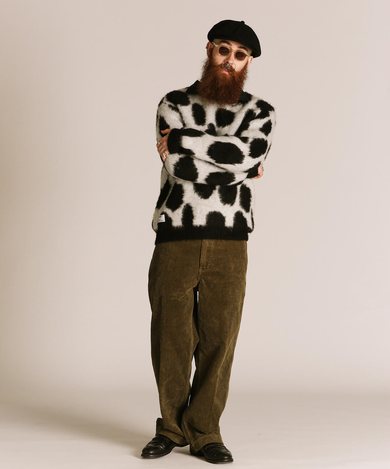 GIRAFFE CREW KNIT/ジラフ クルーニット