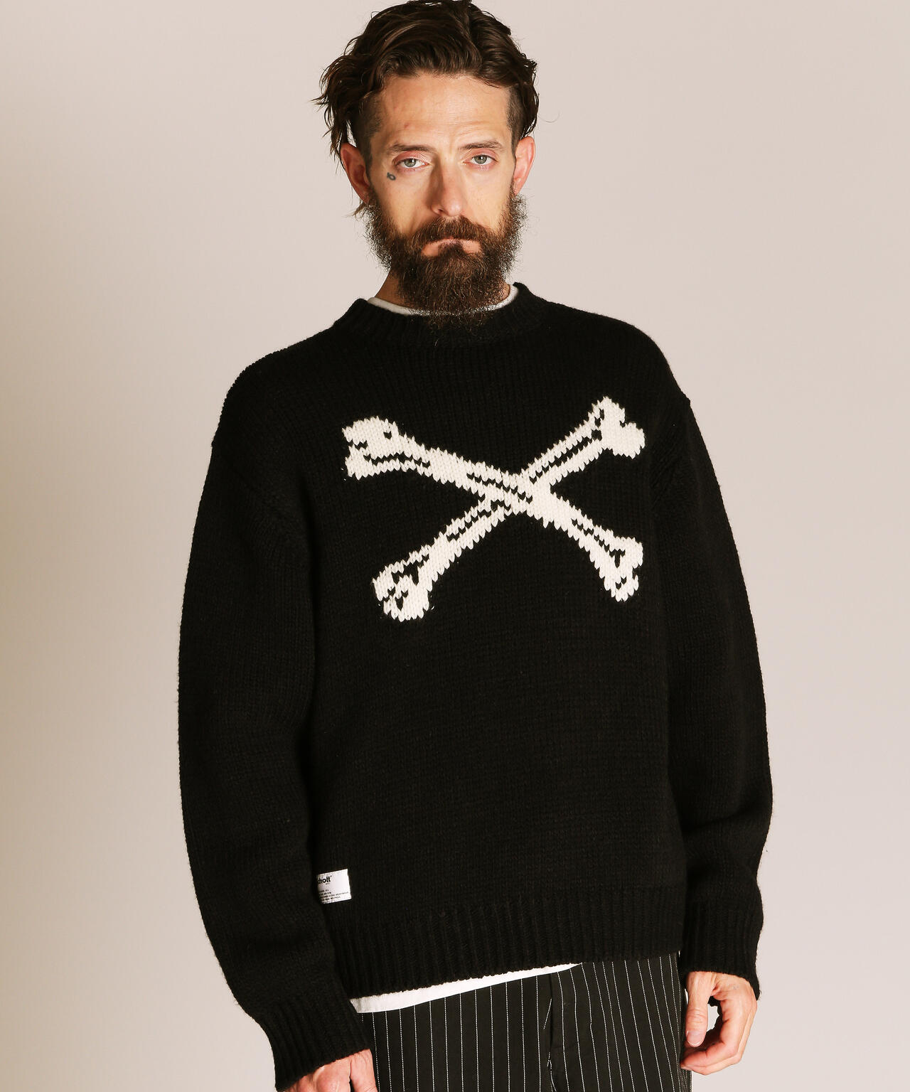 CROSS BONE KNIT/クロスボーン ニット