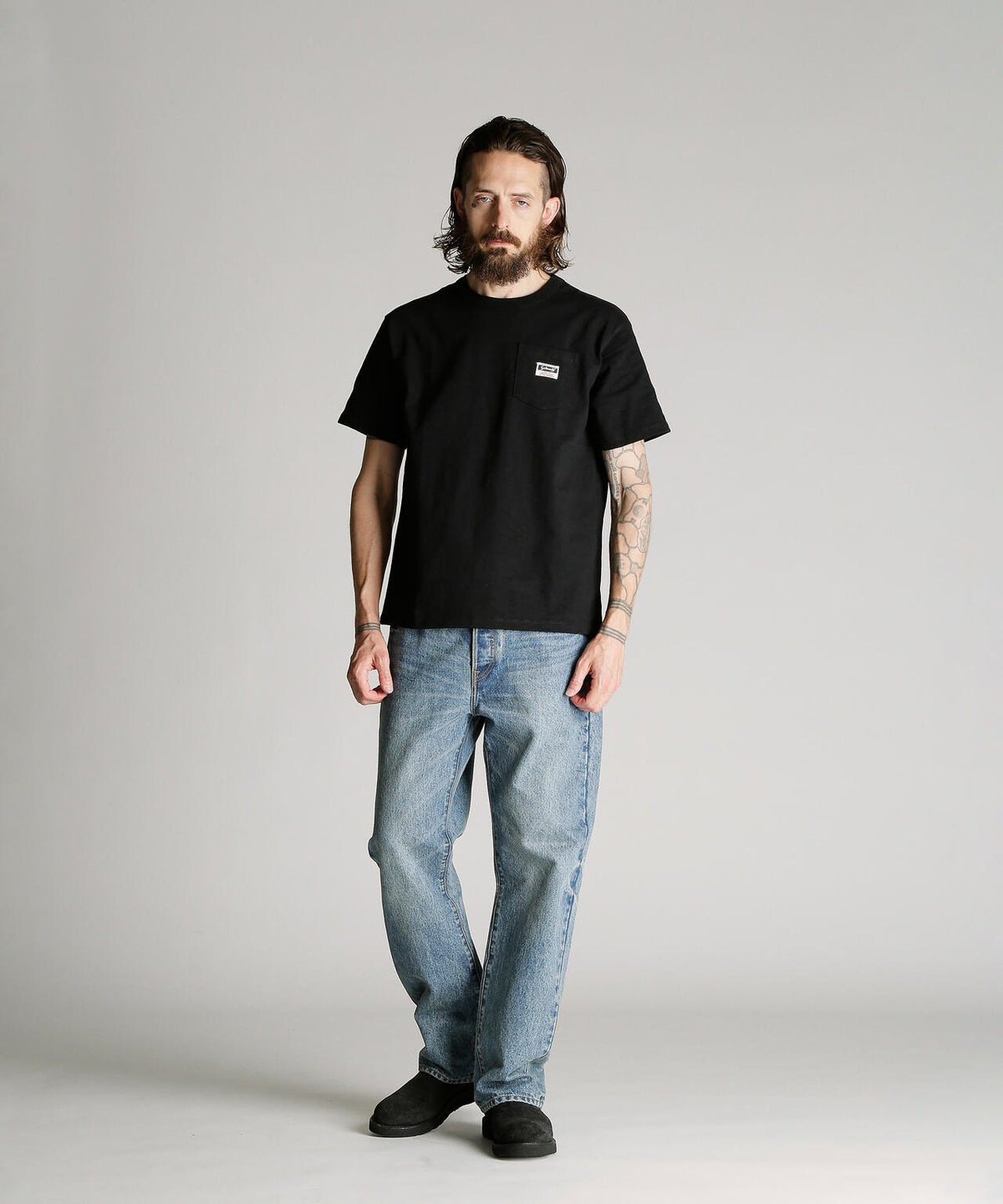 WORK LABEL POCKET T-SHIRT/ワークラベル ポケットTシャツ