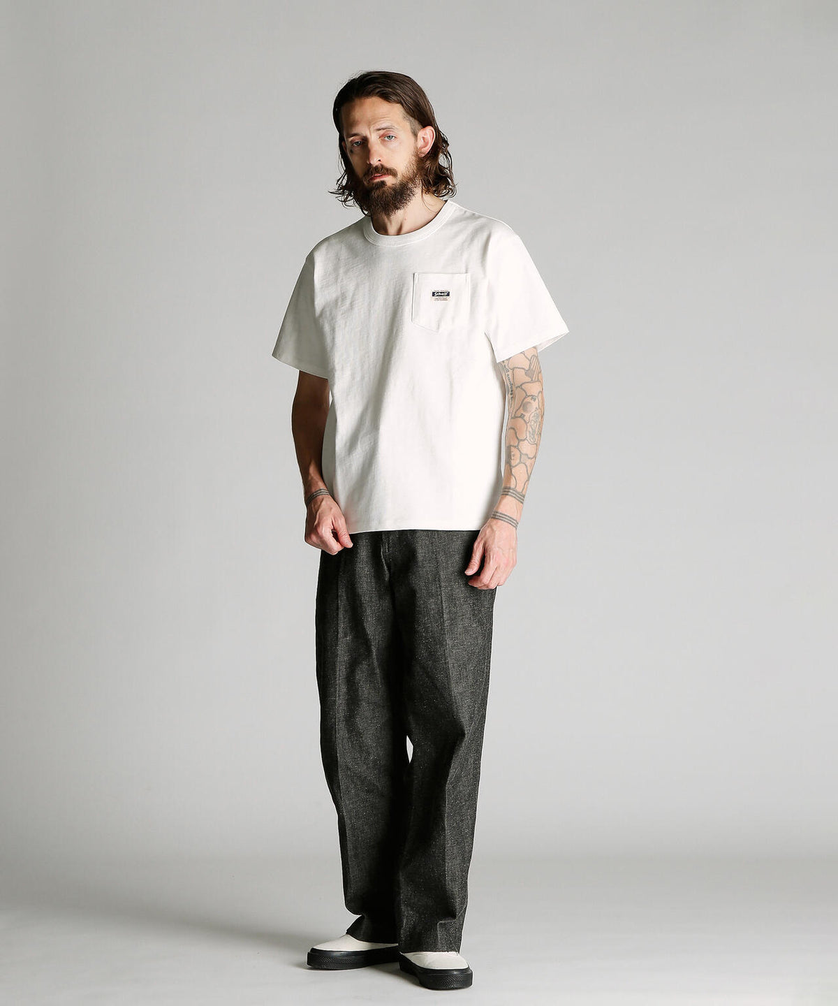 WORK LABEL POCKET T-SHIRT/ワークラベル ポケットTシャツ