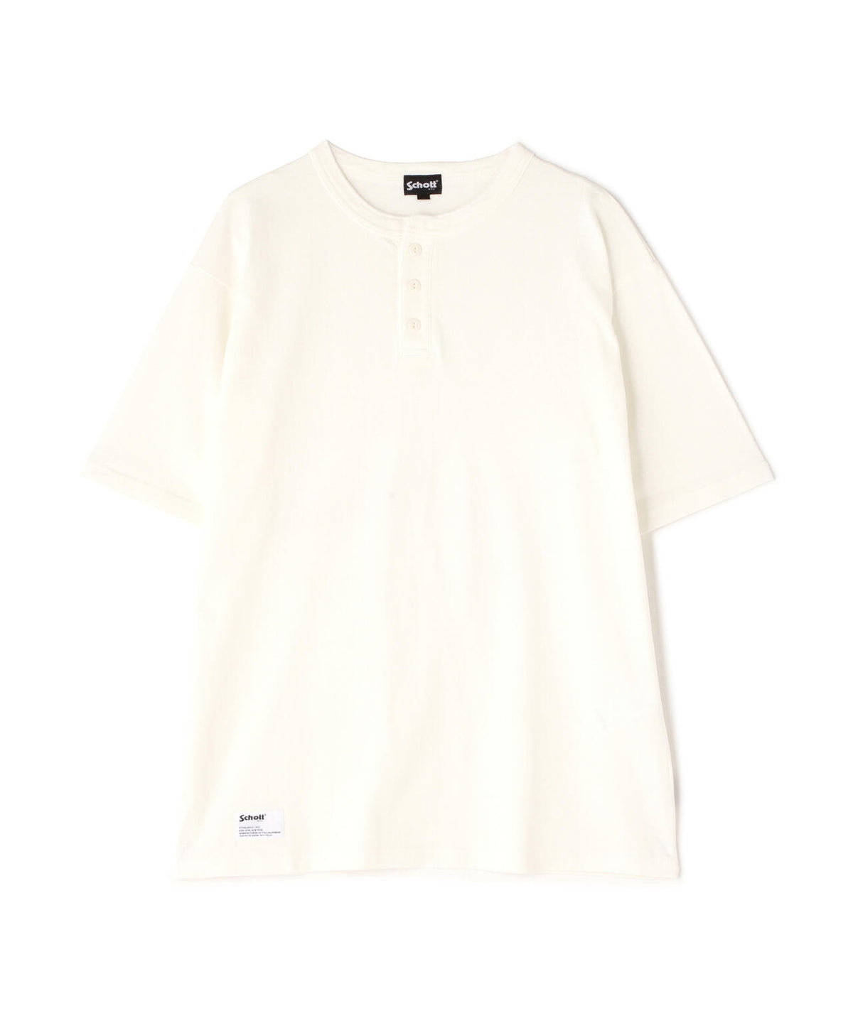 PIGMENT O/D SS HENLEY NECK T-SHIRT/ピグメント オーバーダイ ヘンリーネック Tシャツ