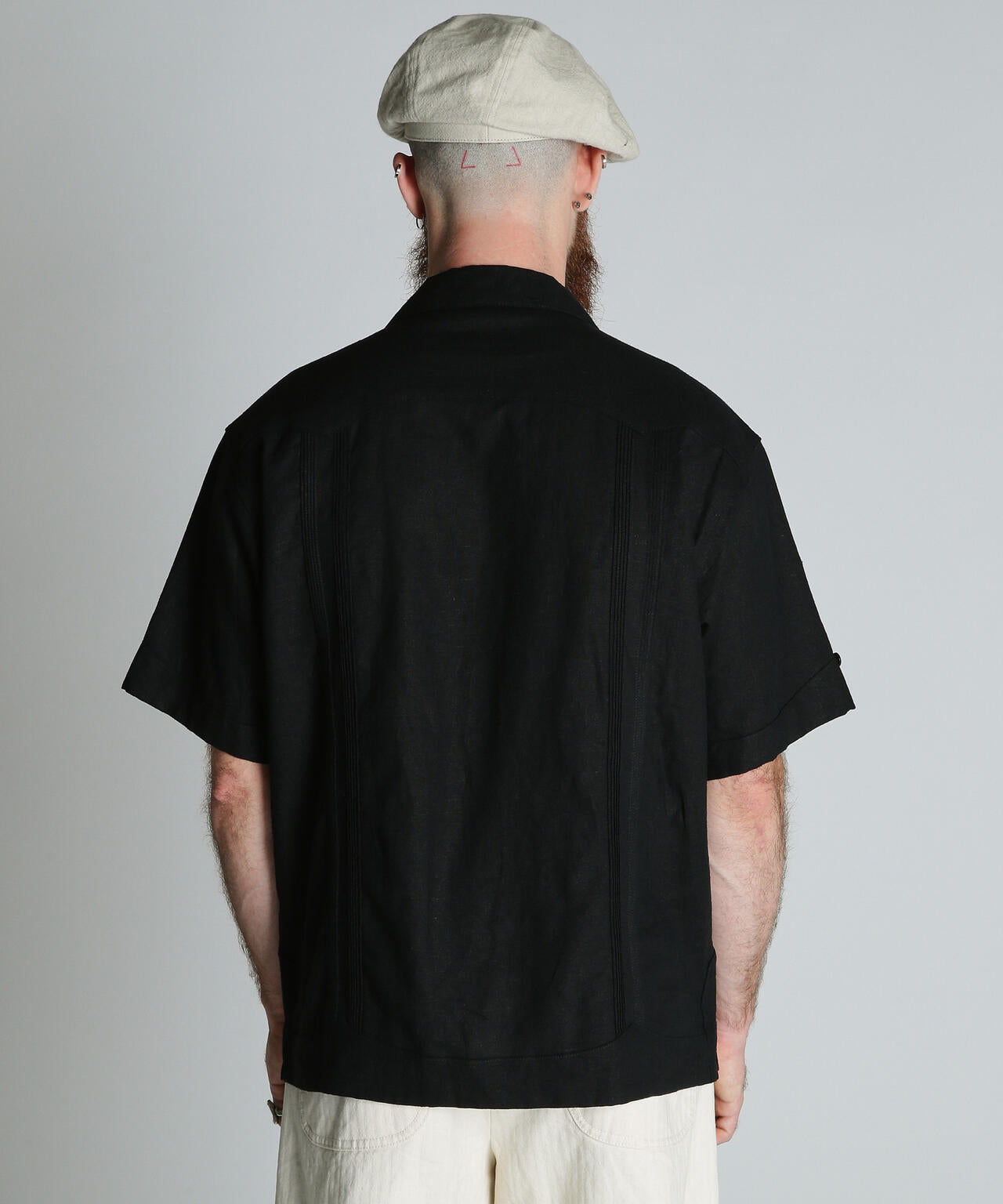 LINEN GUAYABERA SHIRT/リネン キューバシャツ