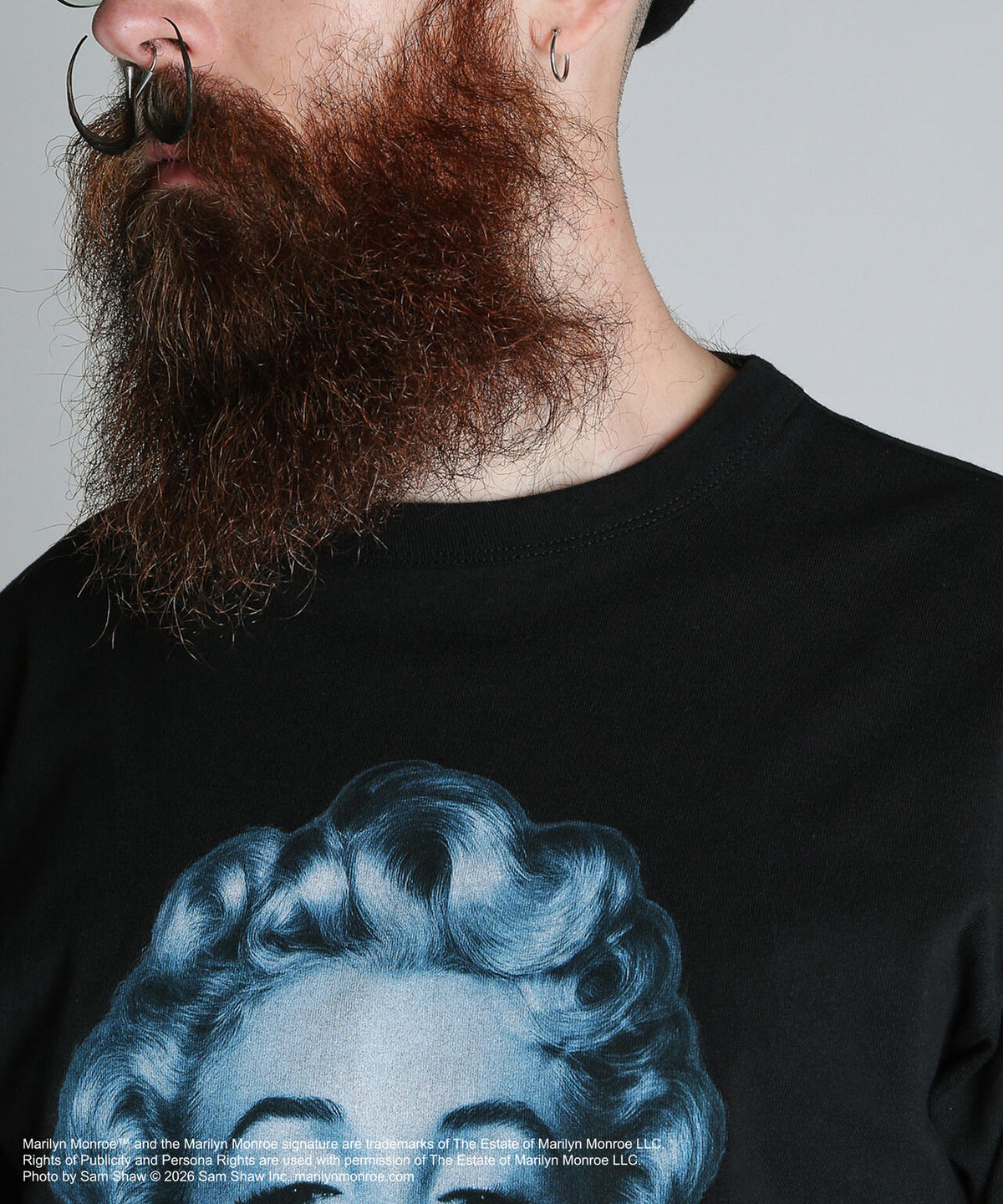 MARILYN MONROE MONOCHROME T-SHIRT/マリリンモンロー モノクローム Tシャツ