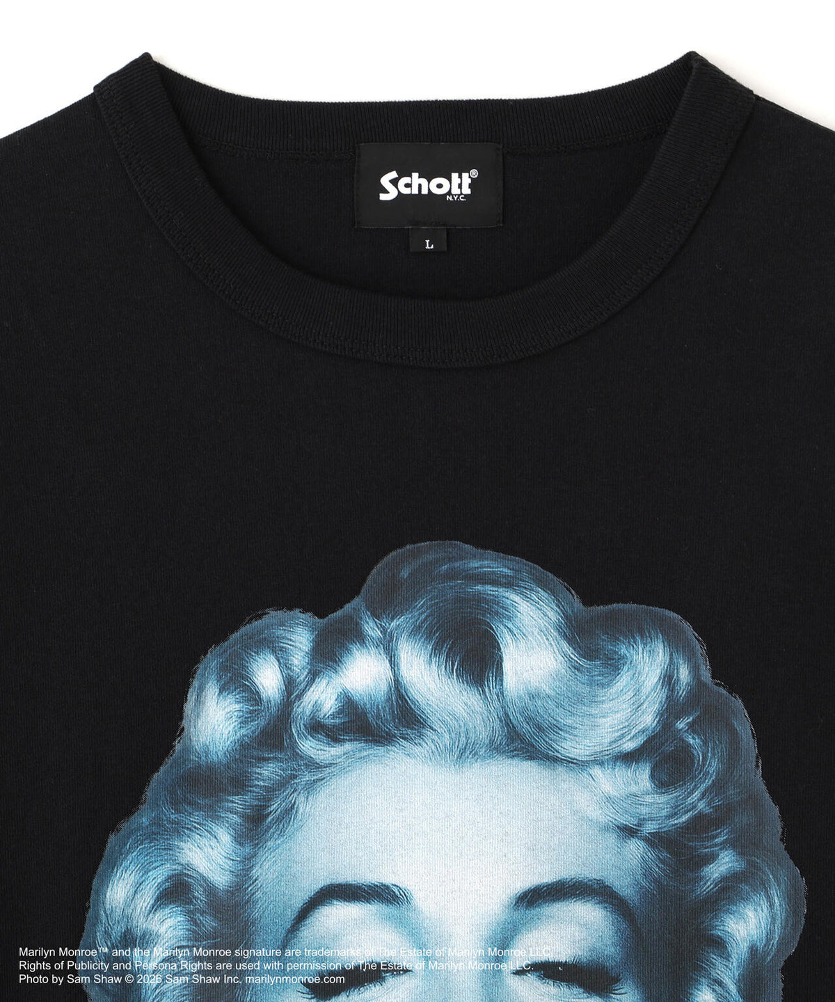 MARILYN MONROE MONOCHROME T-SHIRT/マリリンモンロー モノクローム Tシャツ