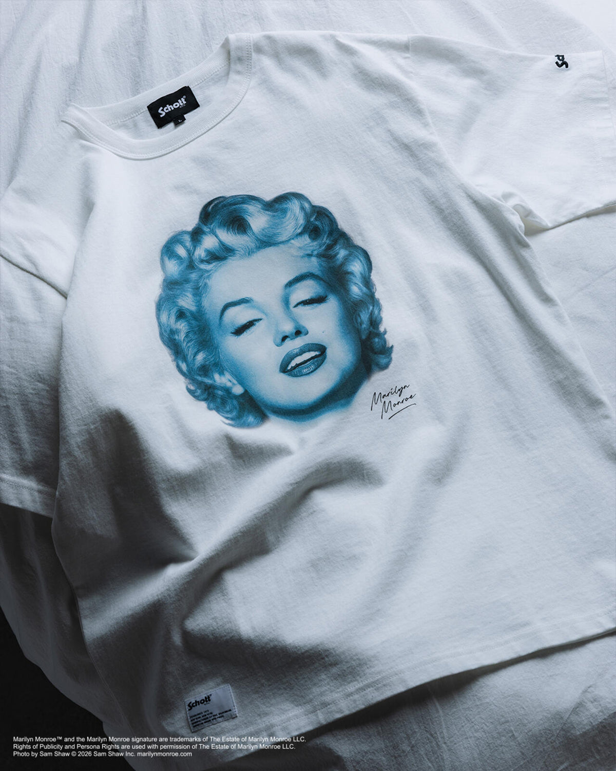 MARILYN MONROE MONOCHROME T-SHIRT/マリリンモンロー モノクローム Tシャツ