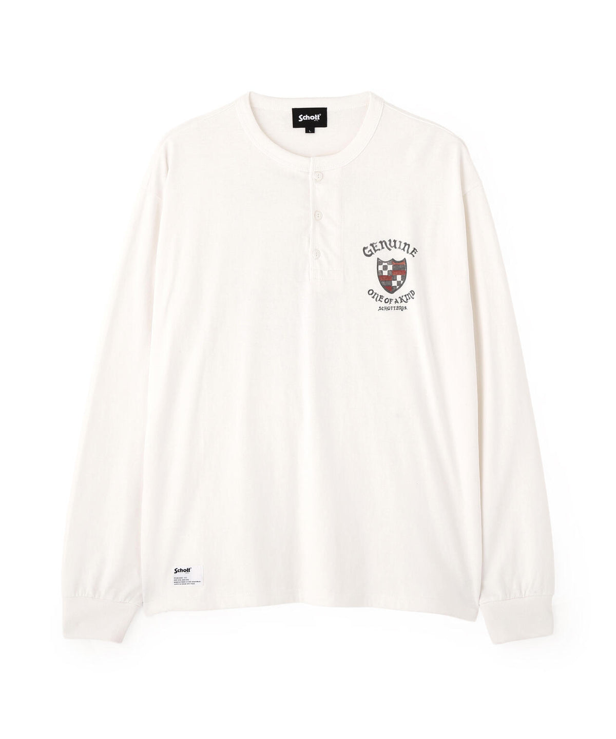 SHIELD HORSE HENLEY LS T-SHIRT/シールドホース ヘンリーロンT