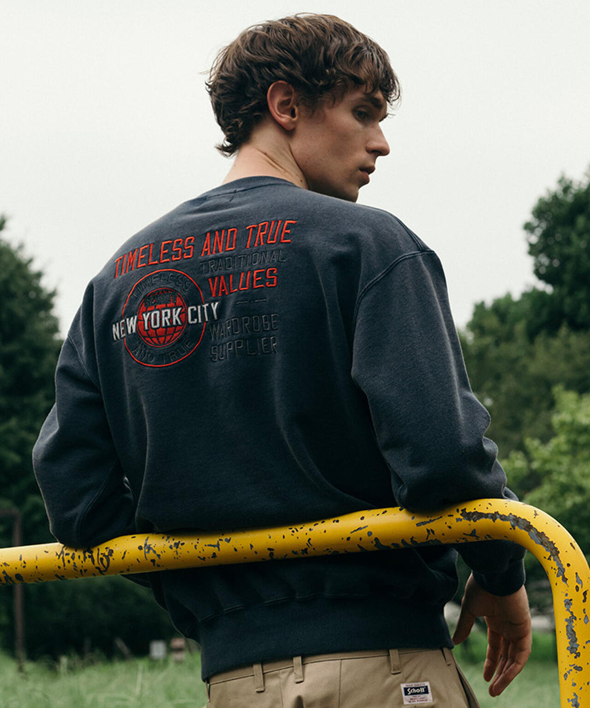 CREW SWEAT TIMELESS AND TRUE/クルー スウェット タイムレス アンド トゥルー
