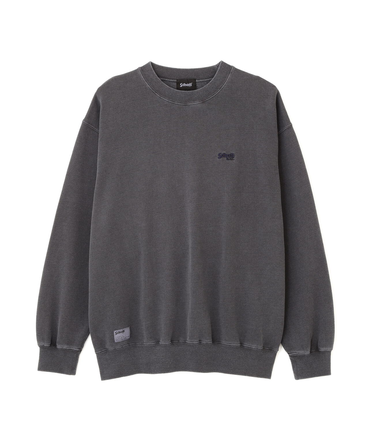CREW SWEAT SQUARE Schott N.Y.C. EMB./クルー 刺繍スウェット スクエアー ショット ニューヨーク