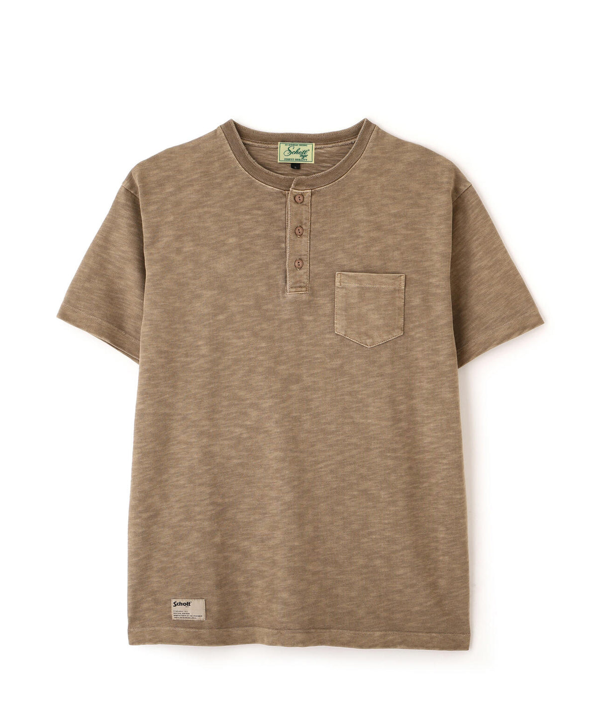 SLUB HENLEY T-SHIRT/スラブ ヘンリー Tシャツ