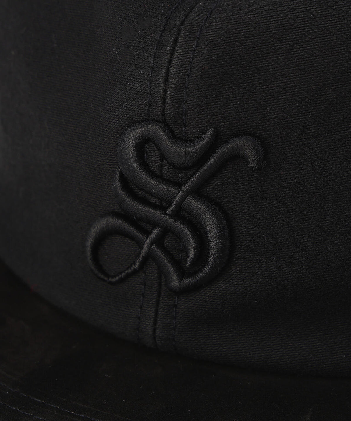 ALL BLACK 6PANEL CAP/オールブラック 6パネル キャップ