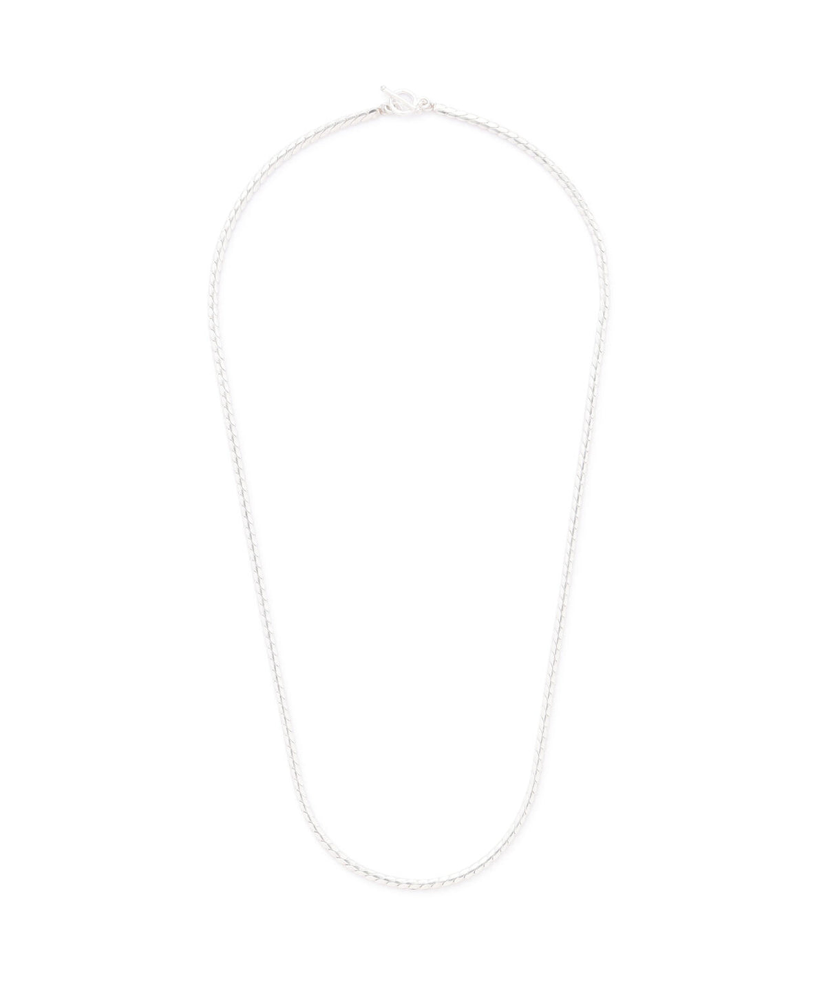 meian/メイアン/STERLING SILVER PYTHON TAIL CHAIN NECKLACE/パイソンテールチェーンネックレス