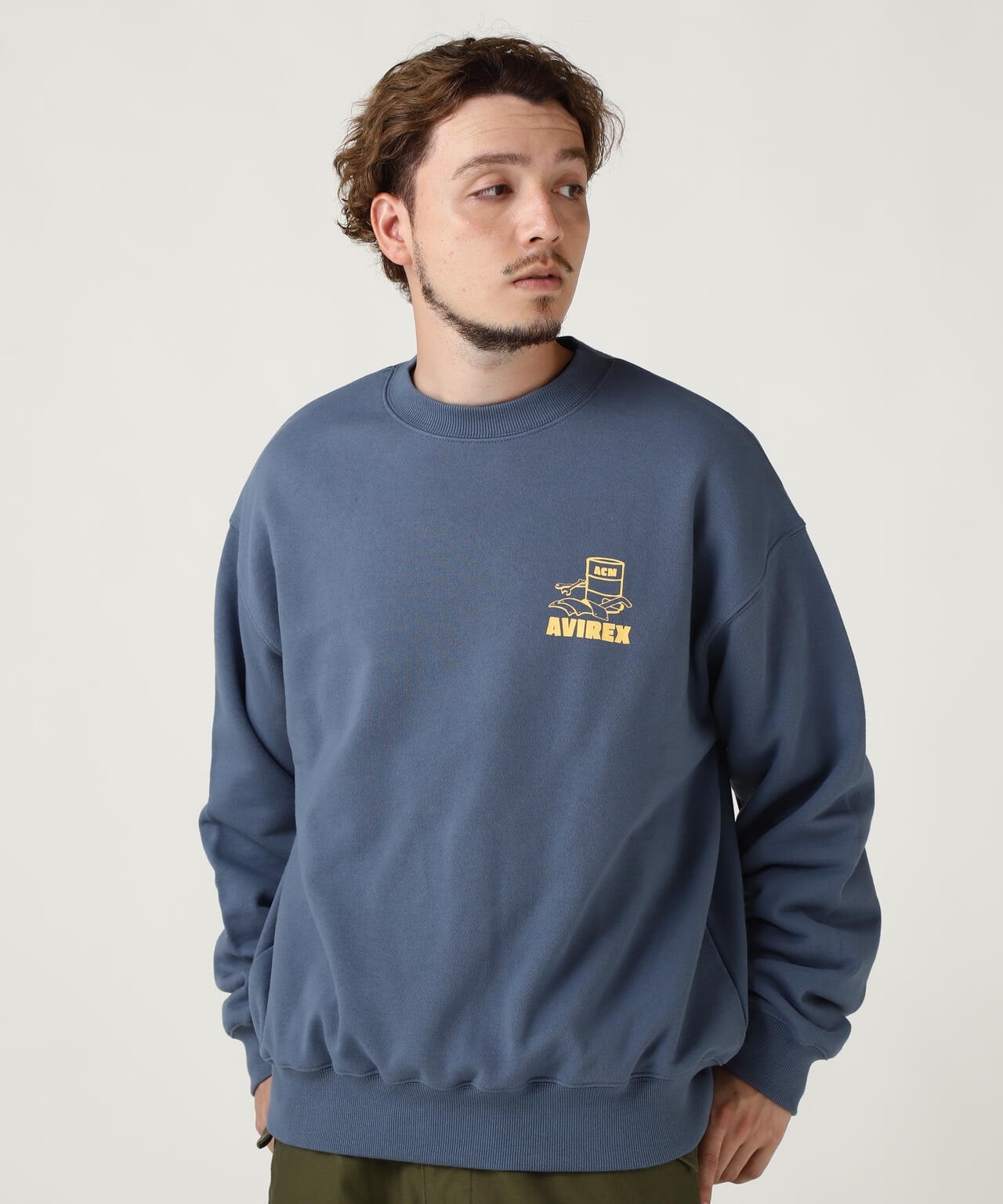 《WEB&DEPOT限定》FLIGHT MECHANIC CREW NECK SWEAT