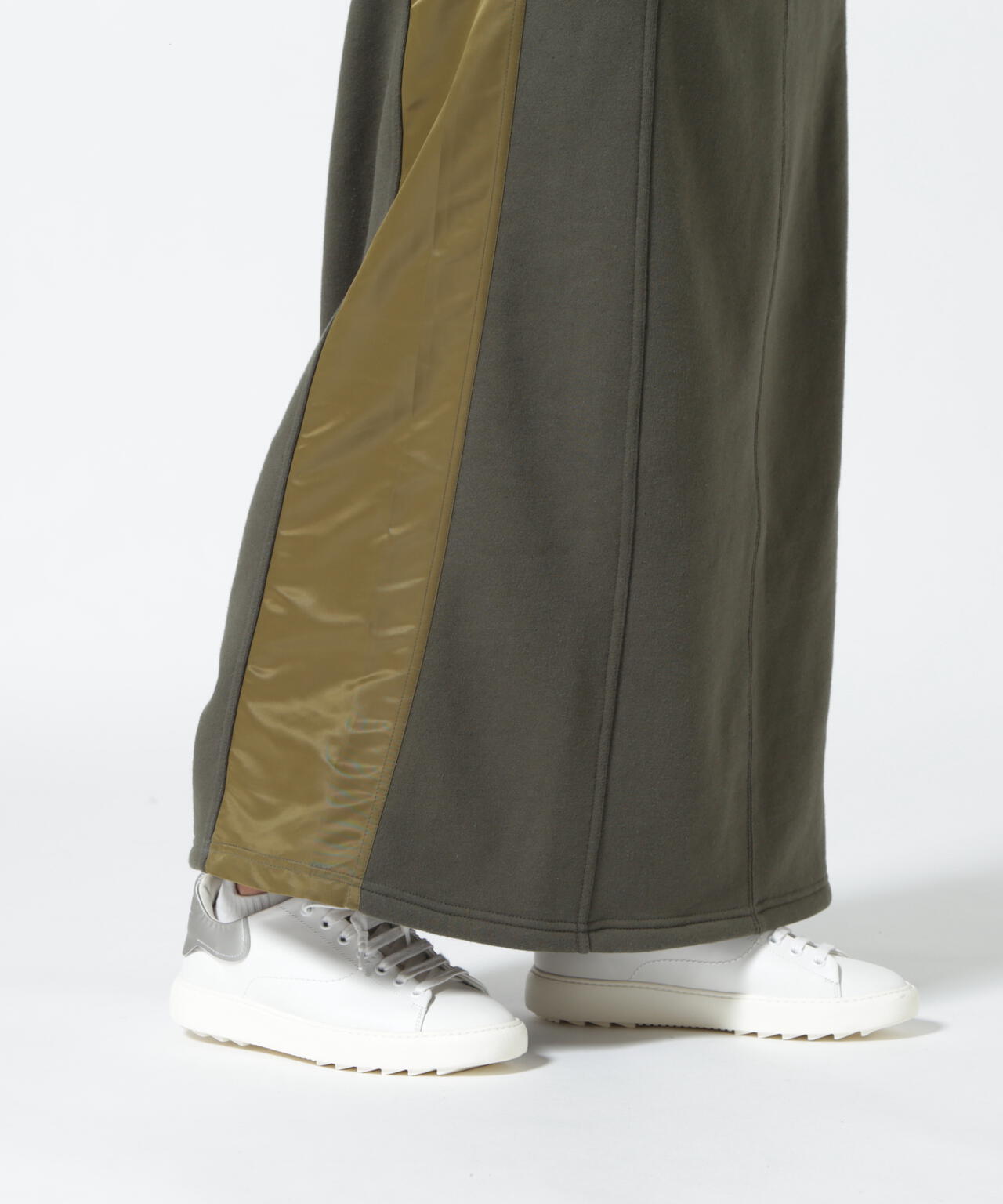 【WEB&DEPOT限定】スウェットコンビロングスカート/ SWEAT COMBI LONG SKIRT