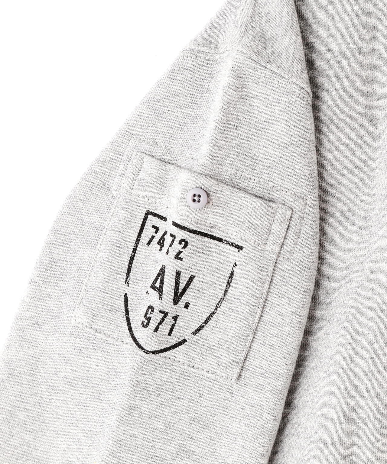 《KIDS》FATIGUE STAND COLLAR ZIPUP SWEAT / ファティーグ スタンド カラー