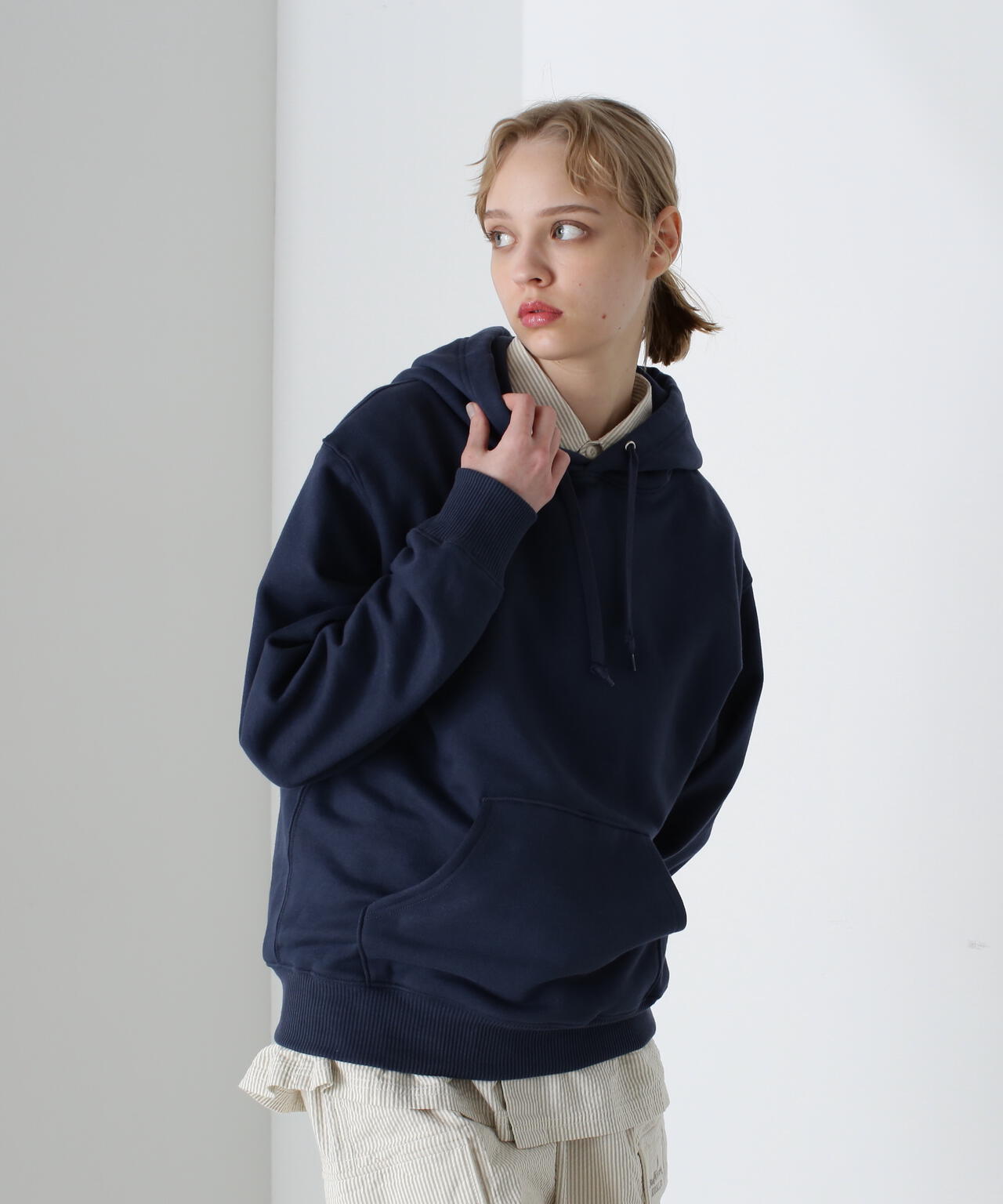 《DAILY/デイリー》PULLOVER SWEAT PARKA / プルオーバー スウェット パーカー / AVIREX / アヴィレック