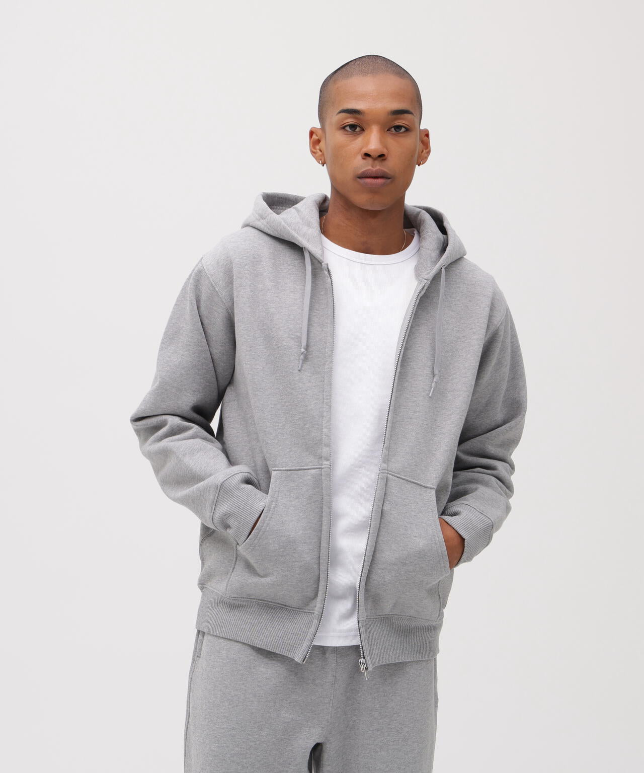 《DAILY/デイリー》ZIP UP SWEAT PARKA / ジップアップ スウェット パーカー / AVIREX /アヴィレックス