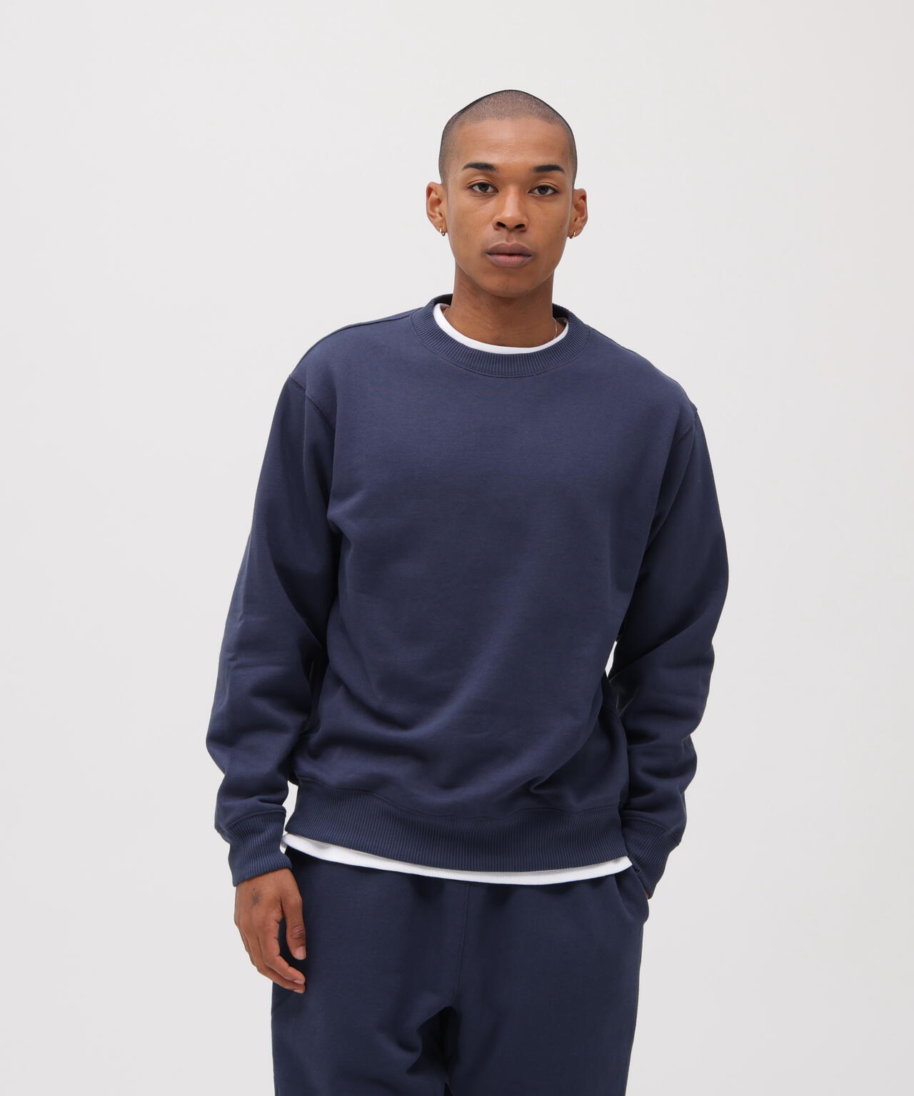《DAILY/デイリー》CREW NECK L/S SWEAT / クルーネック ロングスリーブ スウェット / AVIREX / アヴィレ
