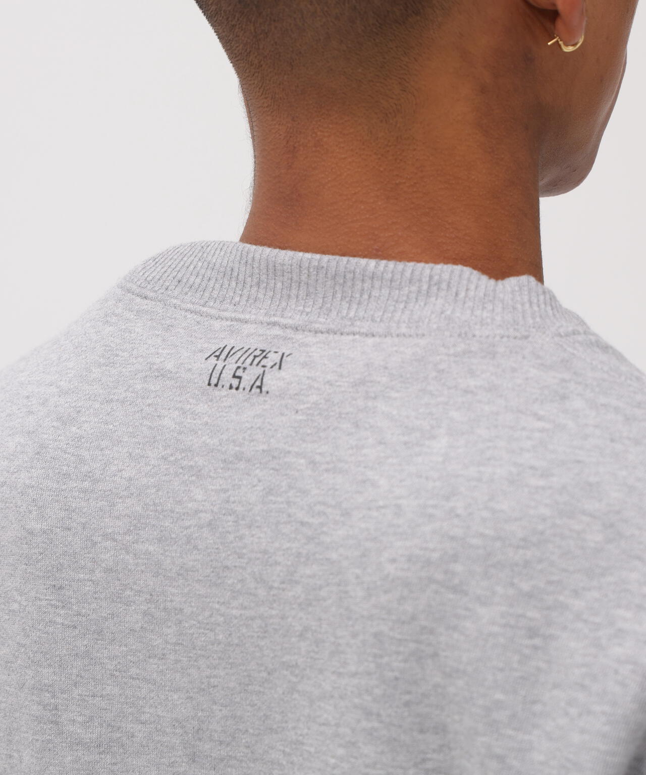 《DAILY/デイリー》CREW NECK L/S SWEAT / クルーネック ロングスリーブ スウェット / AVIREX / アヴィレ