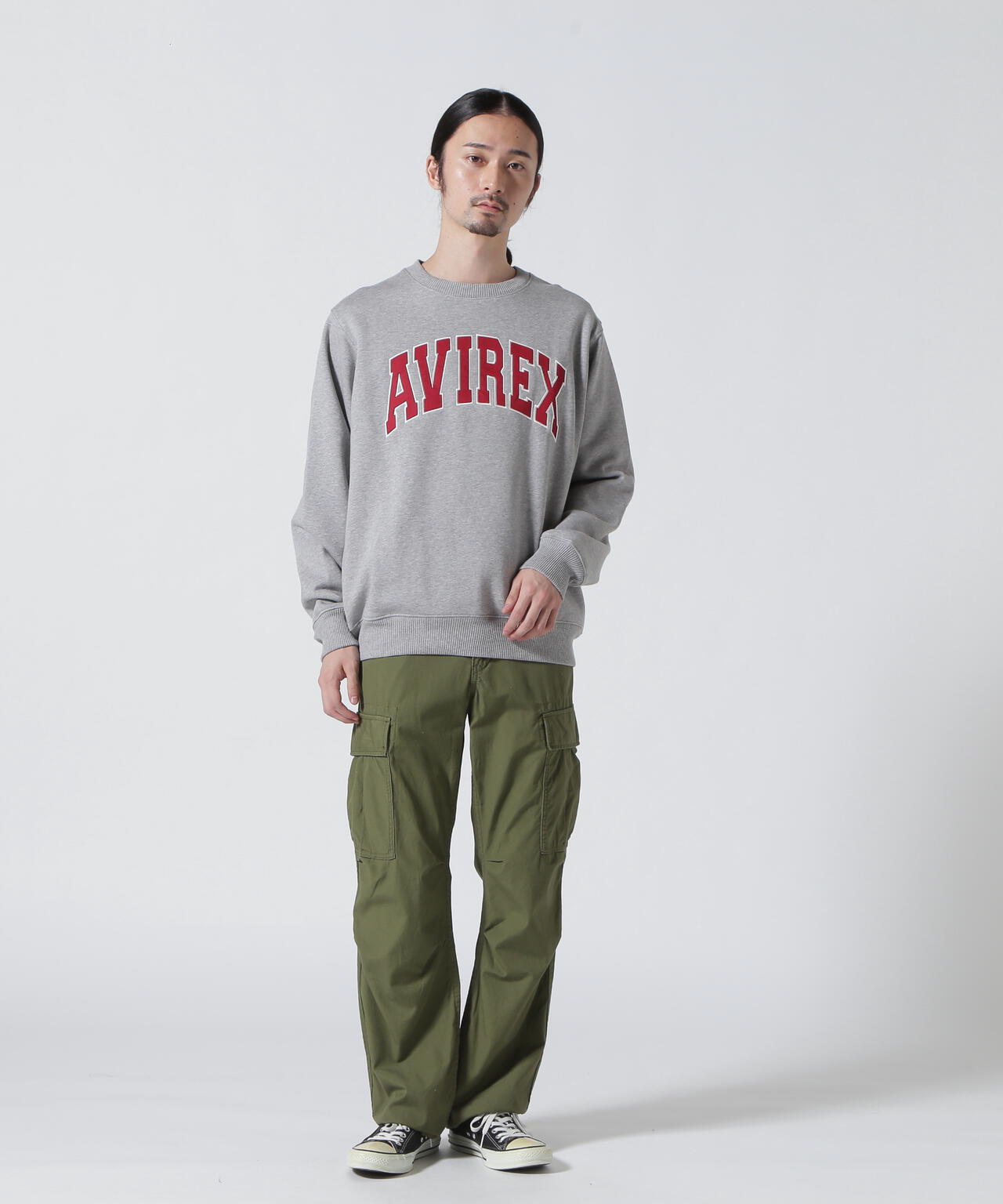 《WEB&DEPOT限定》DAILY EX LOGO CREW NECK SWEAT