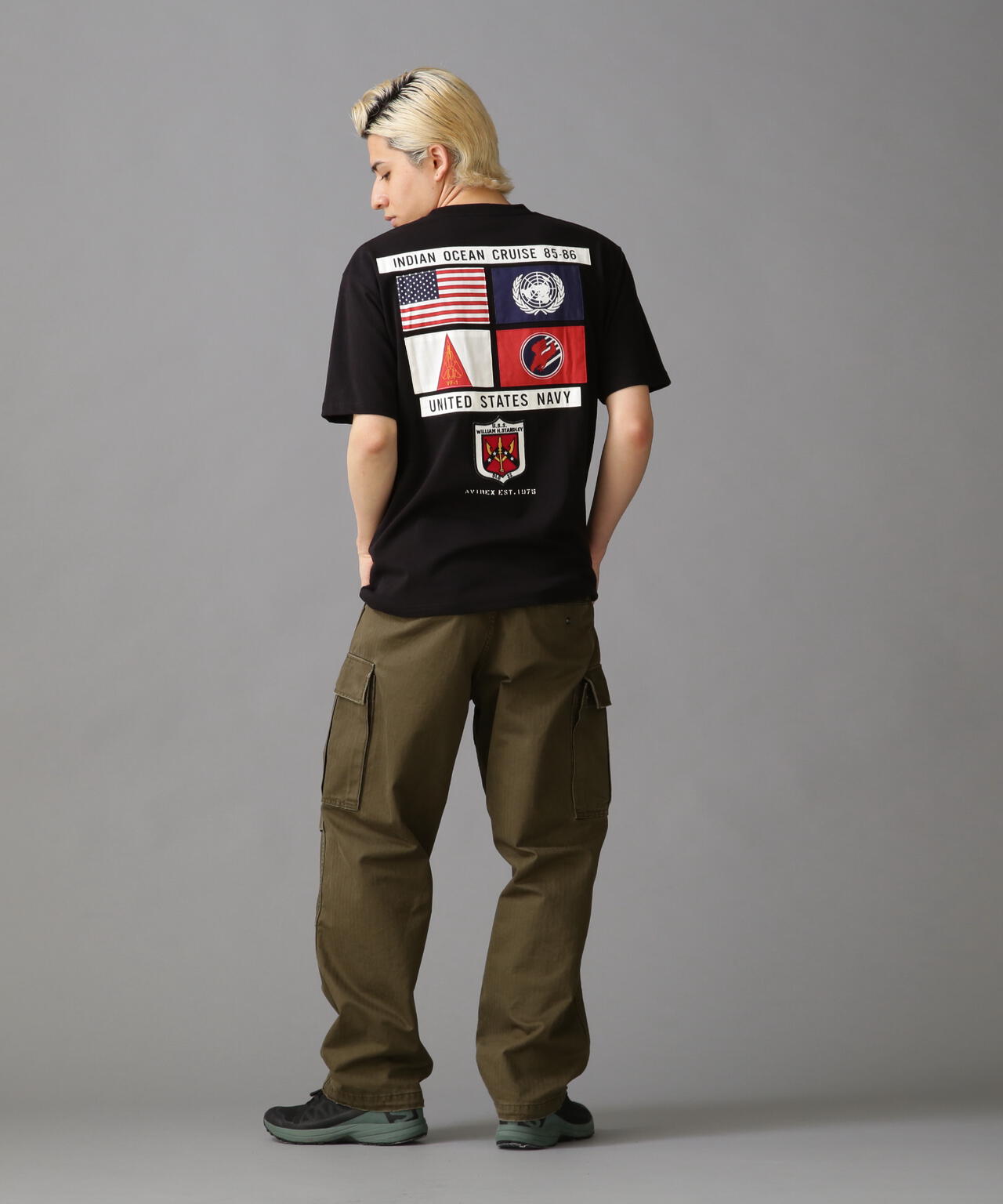 TOP GUN SHEETING PATCH T-SHIRT / トップガン シーチング パッチ Tシャツ