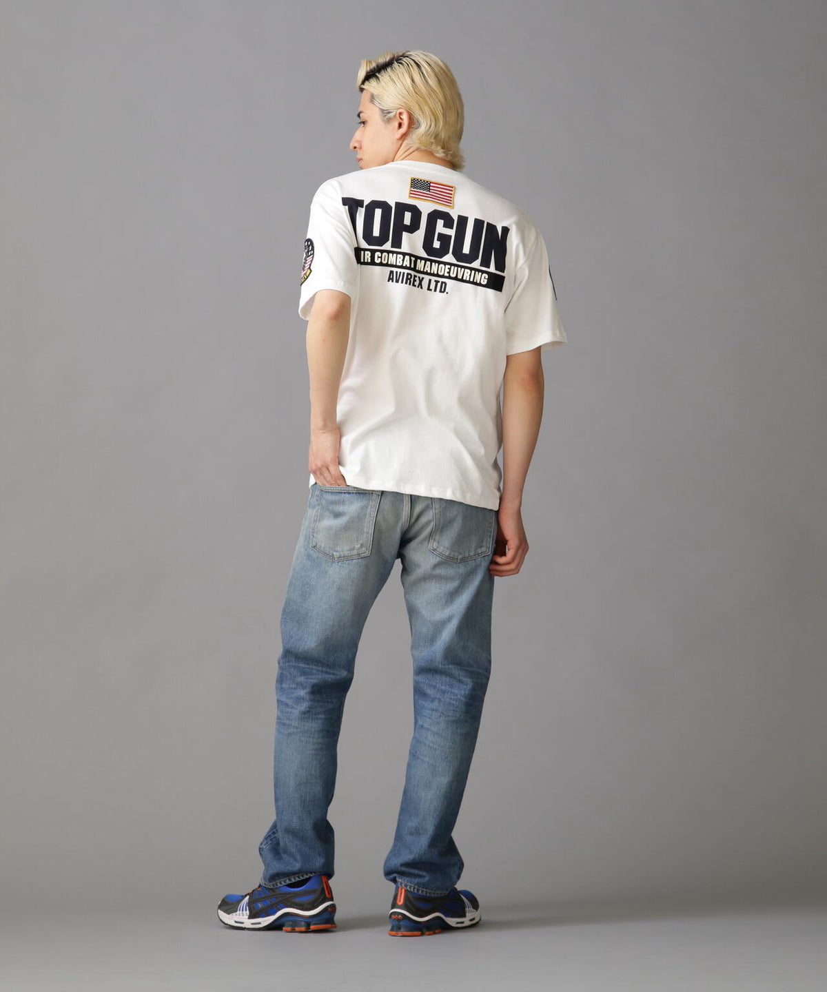 TOP GUN PATCH & PRINT T-SHIRT / トップガン パッチ & プリント Tシャツ