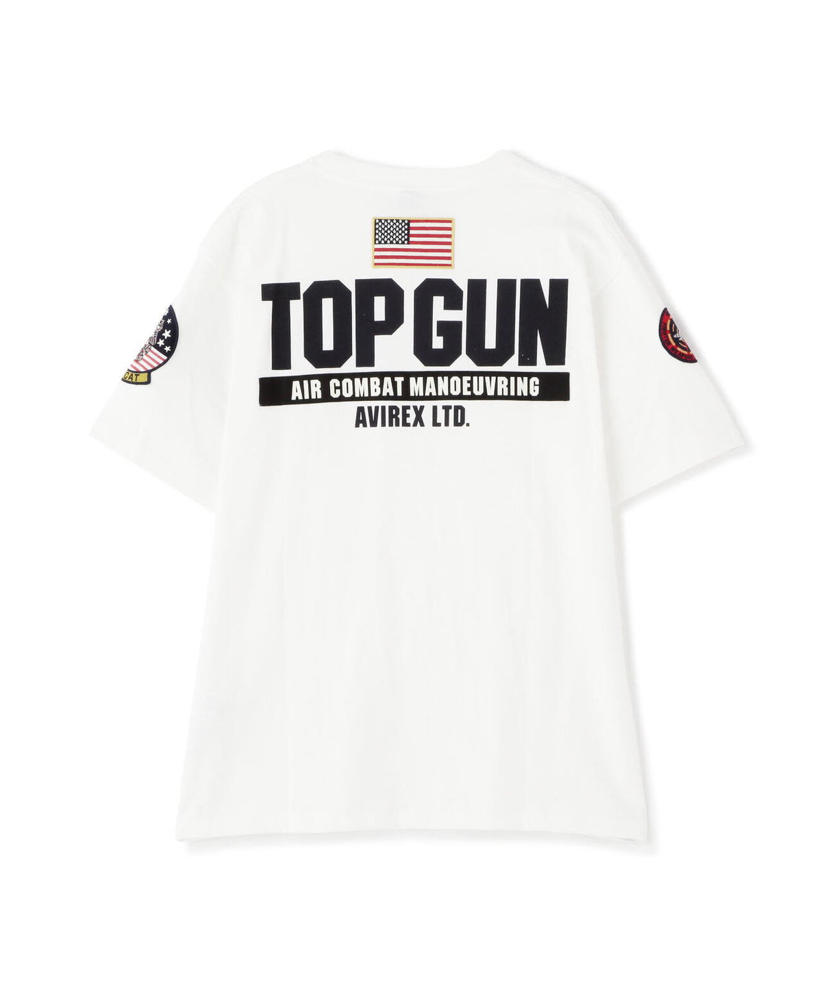 TOP GUN PATCH & PRINT T-SHIRT / トップガン パッチ & プリント Tシャツ