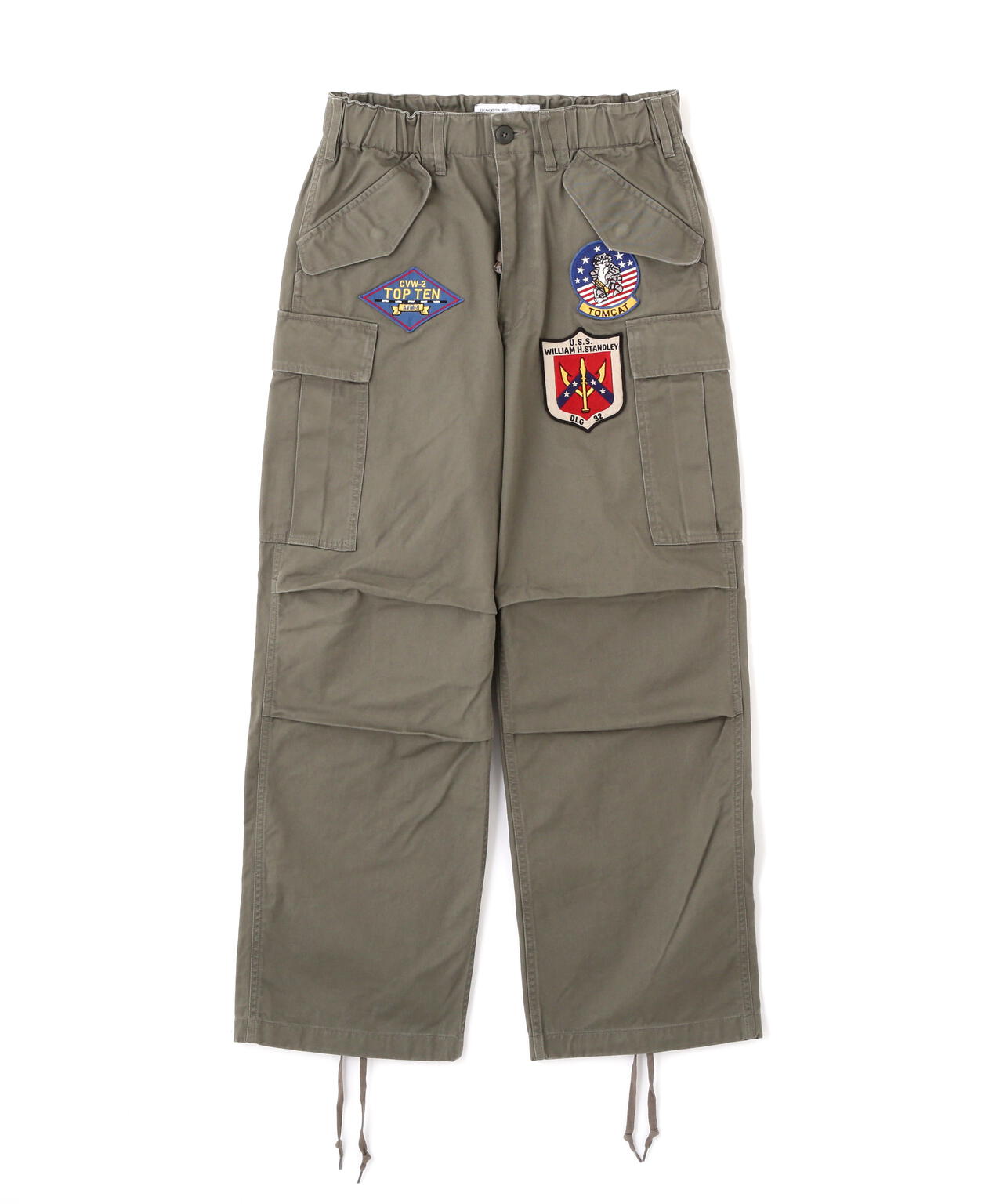 《直営店限定》TOP GUN WAPPEN CARGO PANTS / トップガン ワッペン カーゴパンツ / AVIREX