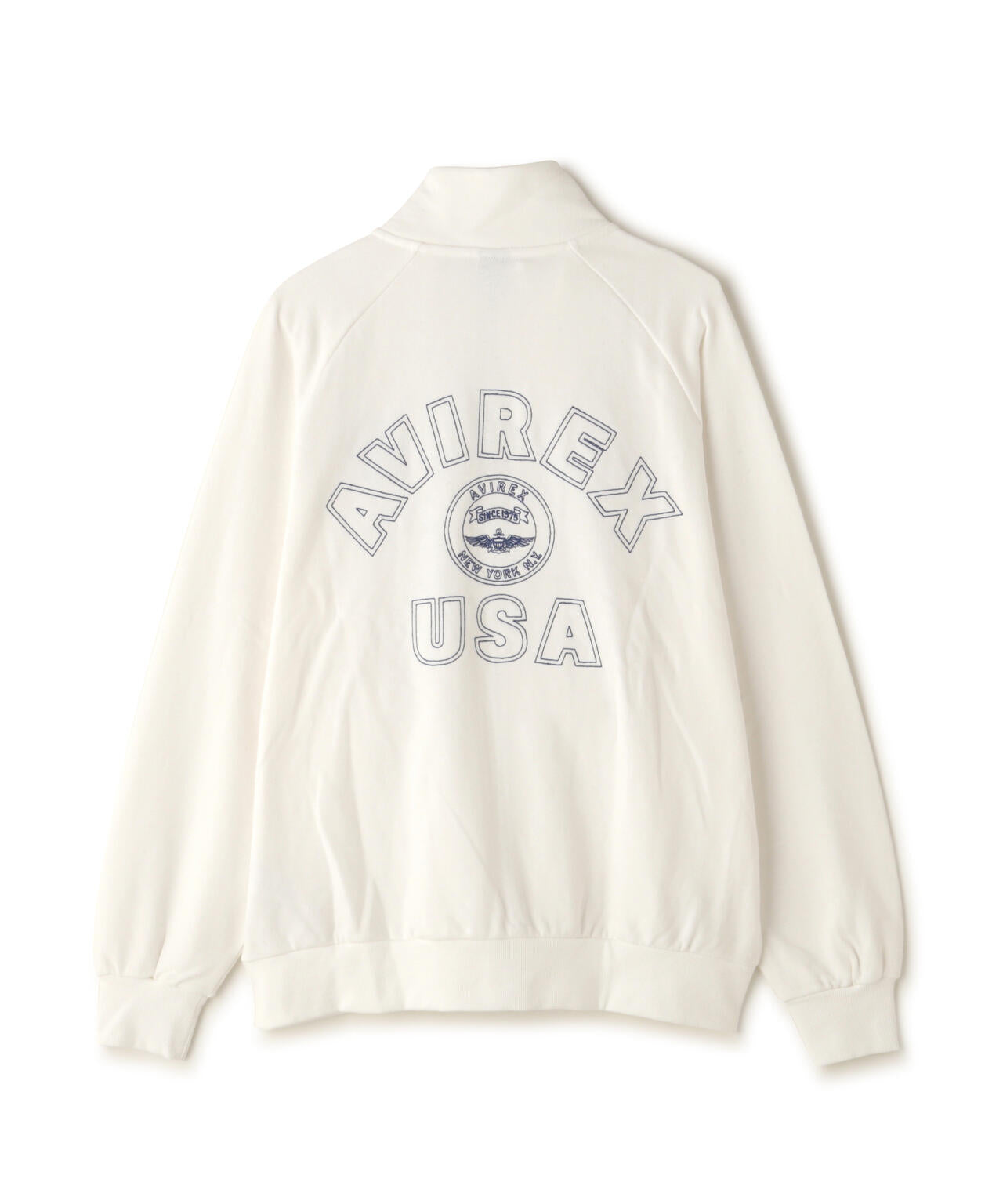《WEB&DEPOT限定》VARSITY LOGO EMB STAND ZIP SWEAT