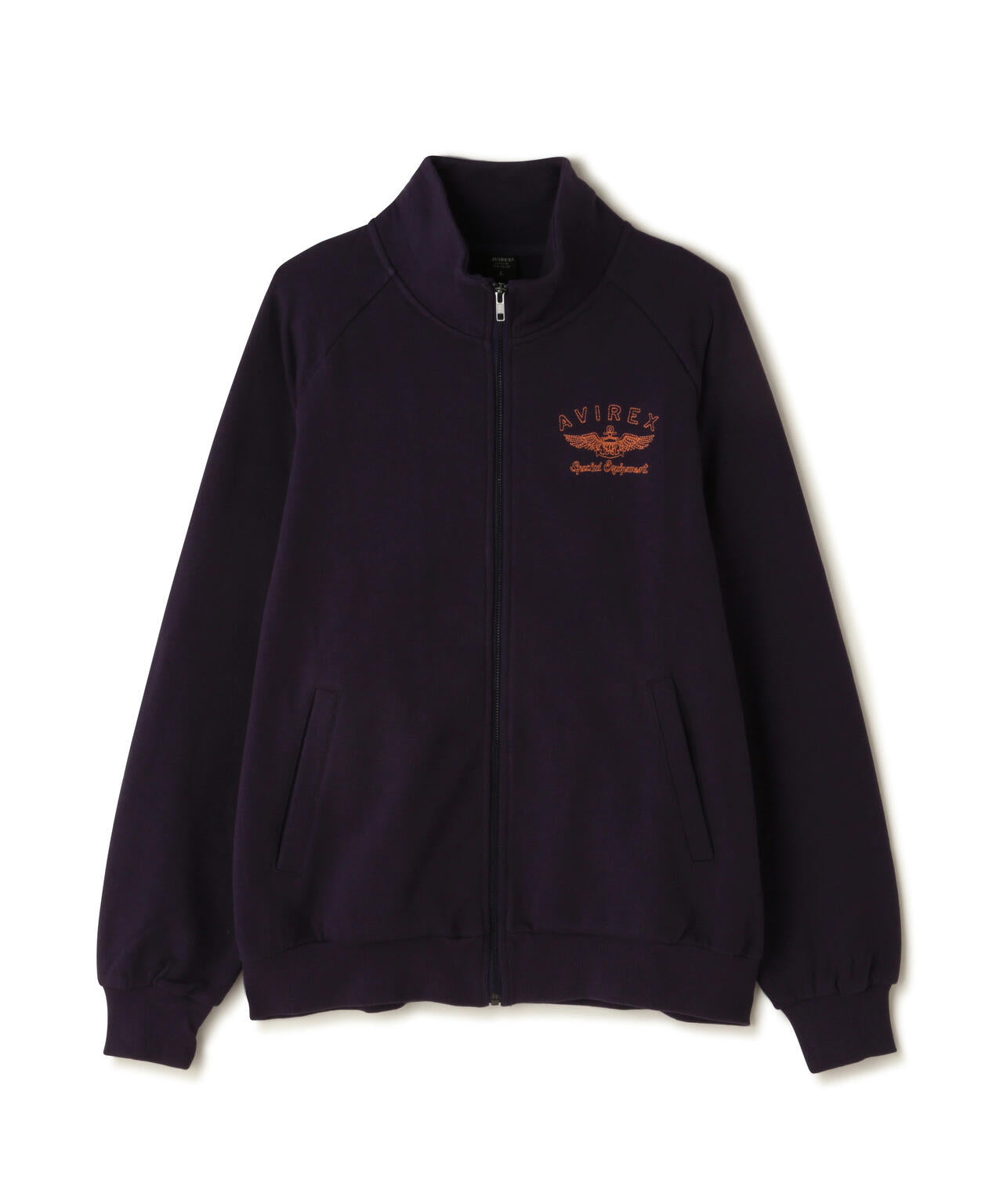 《WEB&DEPOT限定》VARSITY LOGO EMB STAND ZIP SWEAT