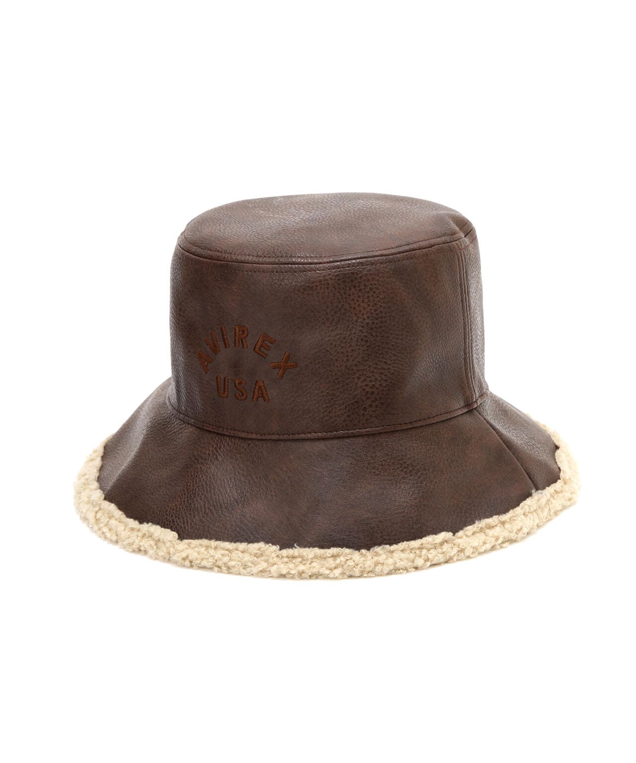 《直営店限定》REVERSIBLE FAKE LEATHER HAT/リバーシブル ハット