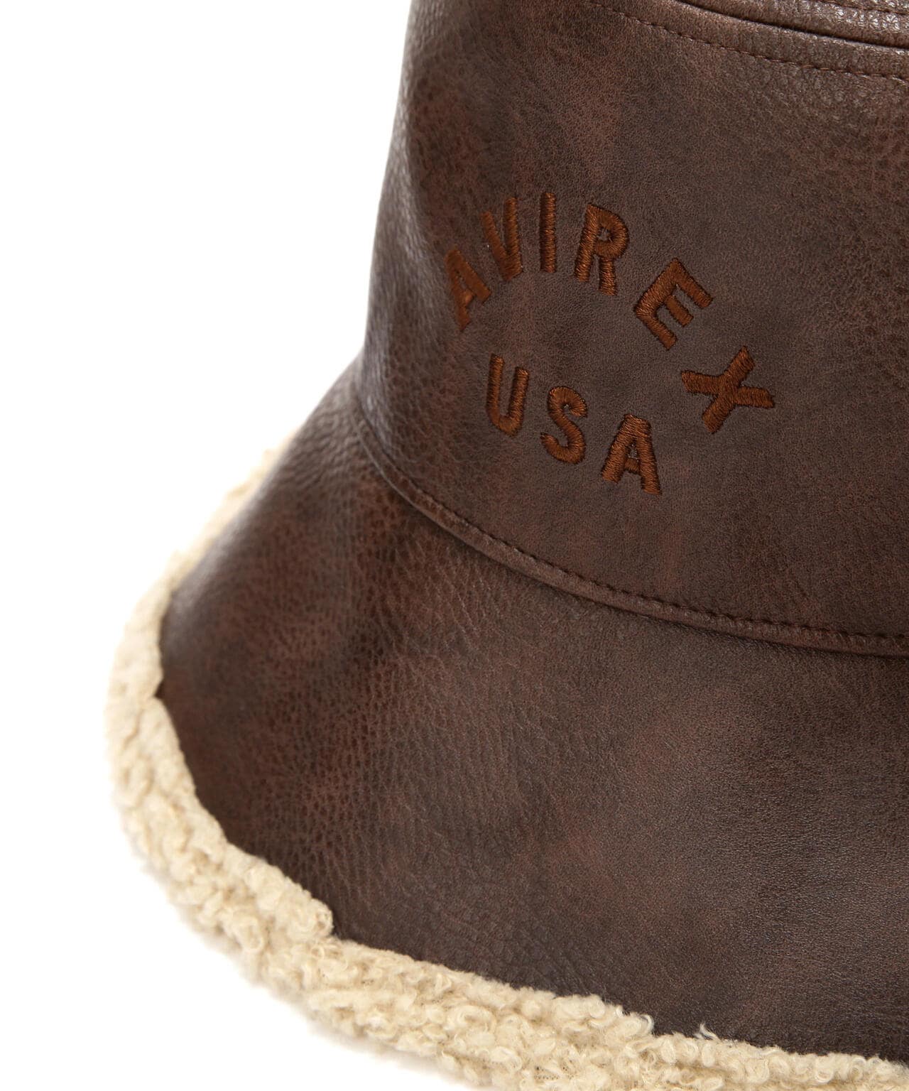 《直営店限定》REVERSIBLE FAKE LEATHER HAT/リバーシブル ハット