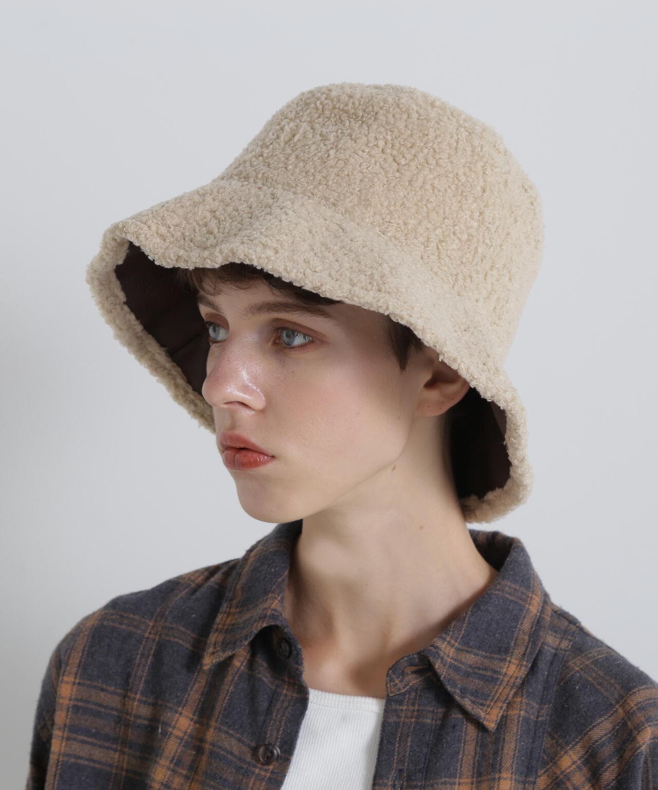 《直営店限定》REVERSIBLE FAKE LEATHER HAT/リバーシブル ハット