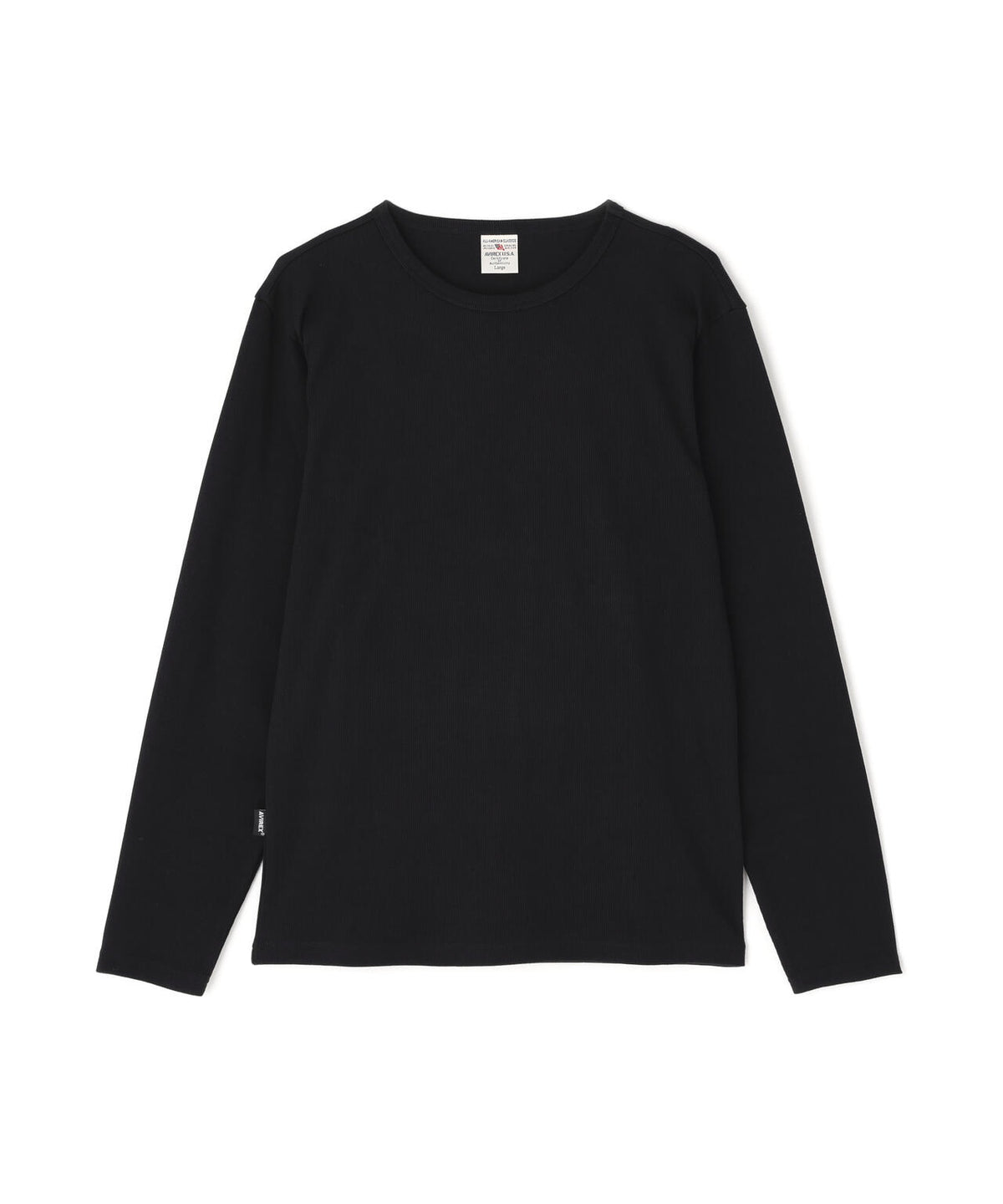 《DAILY/デイリー》RIB L/S CREW NECK T-SHIRT