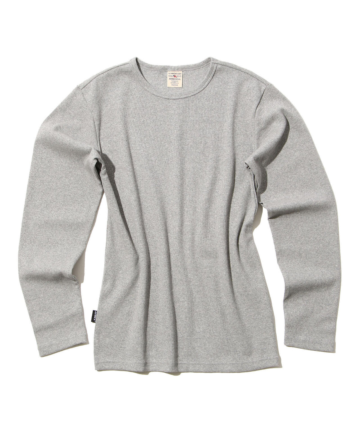《DAILY/デイリー》RIB L/S CREW NECK T-SHIRT
