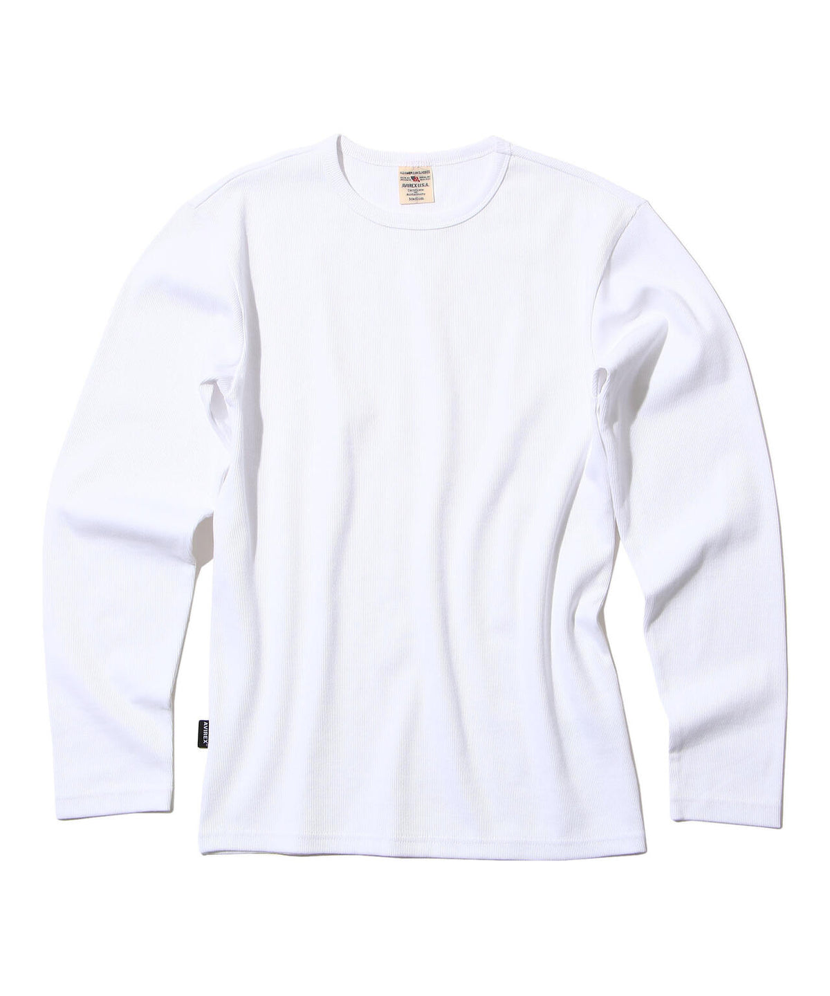 《DAILY/デイリー》RIB L/S CREW NECK T-SHIRT